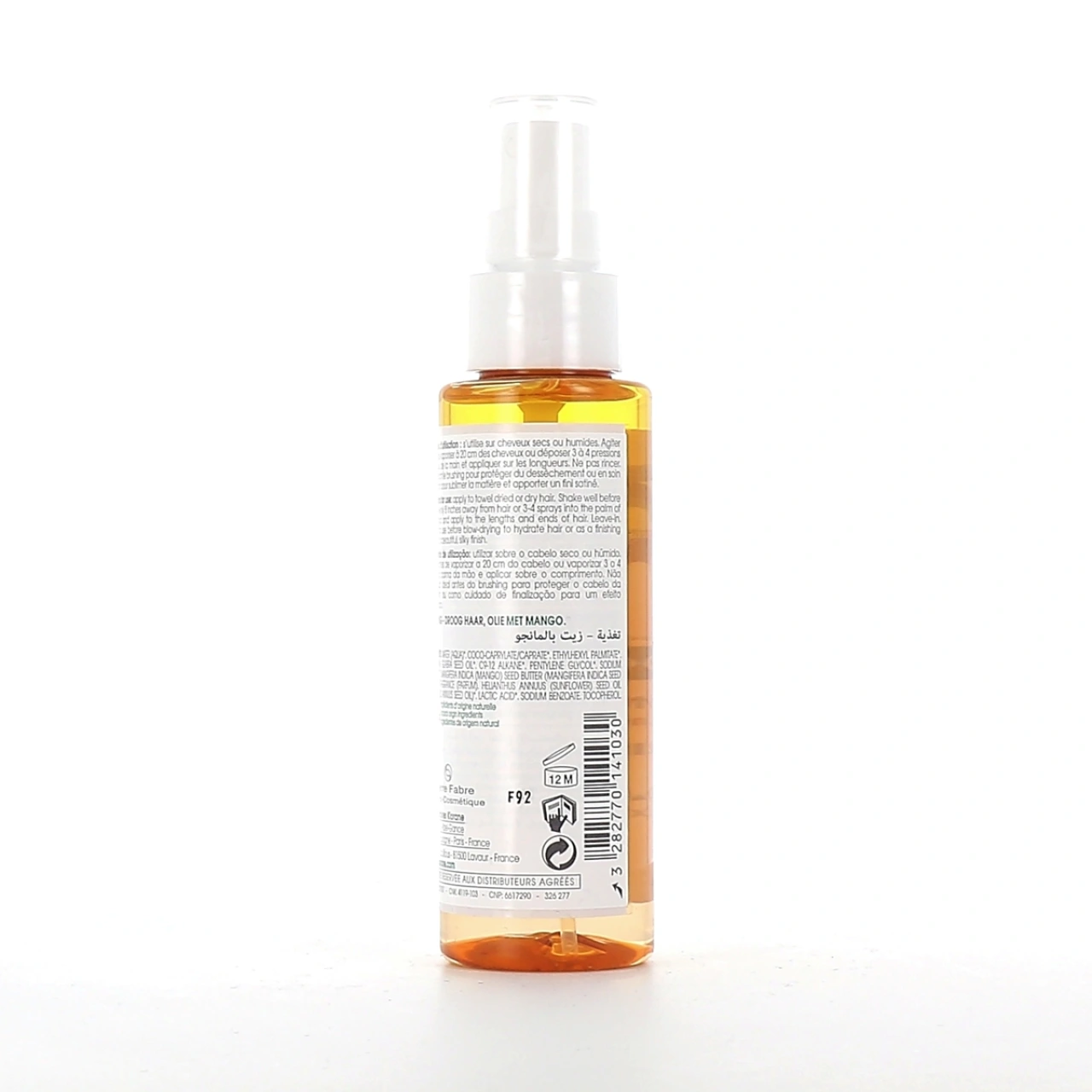Klorane Huile Nutrition Cheveux Secs mangue - Vue 2