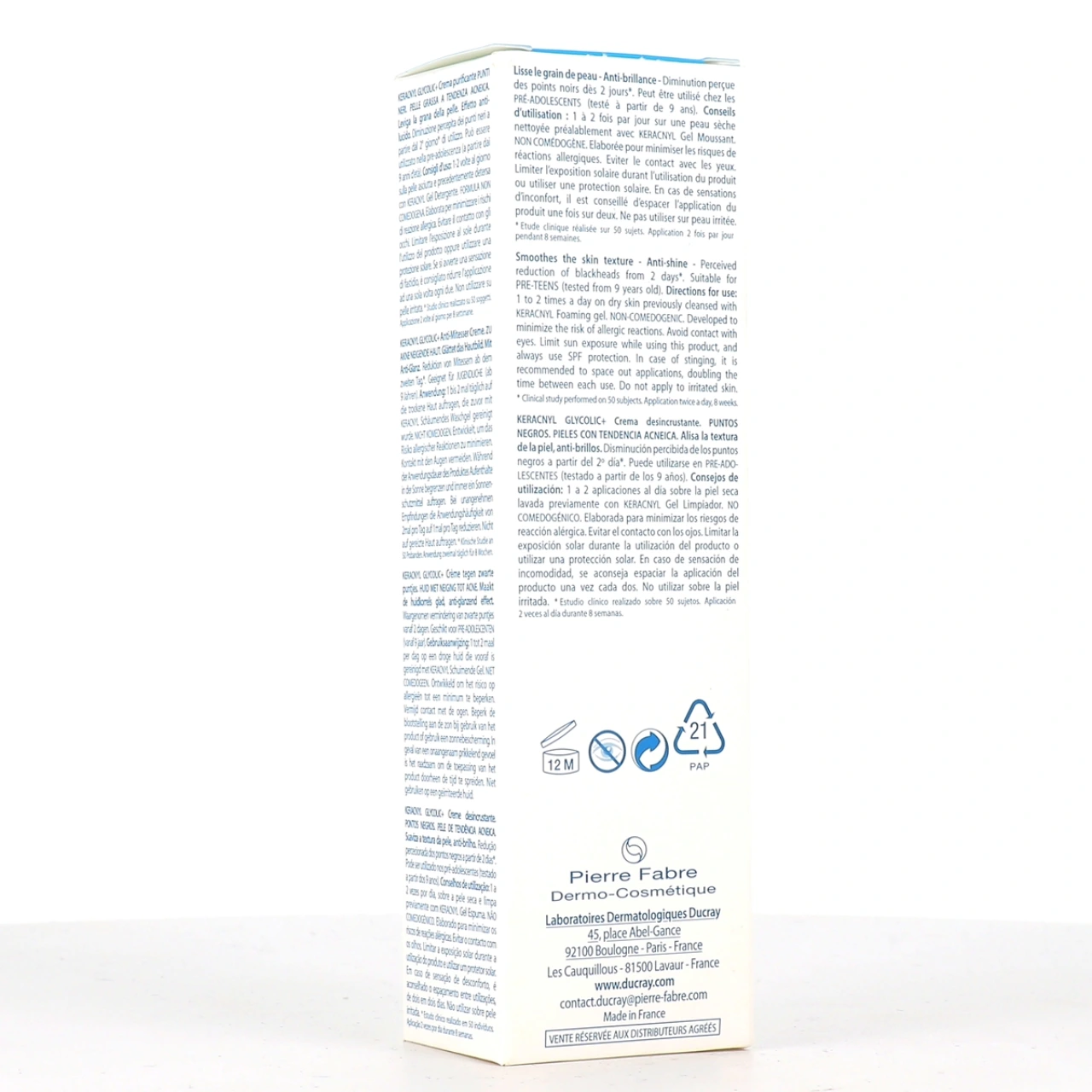 Ducray Keracnyl Glycolic+ Crème Désincrustante - Vue 2