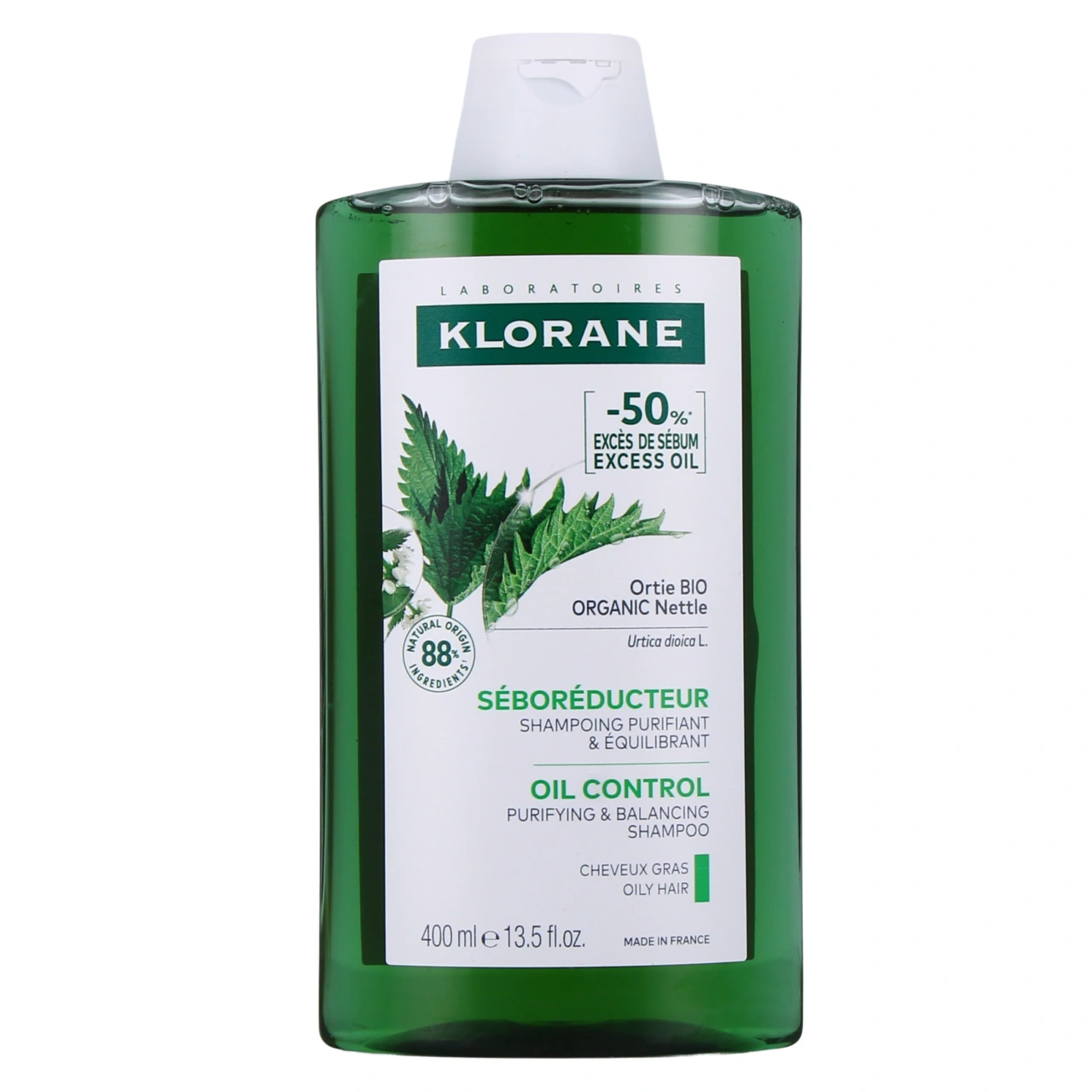 Klorane Shampooing à l'Ortie Séboréducteur - Vue 2