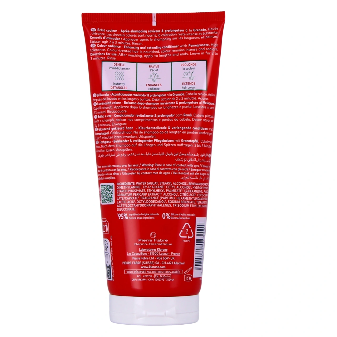 Klorane Baume Après-shampooing à la grenade Éclat Couleur - Vue 3