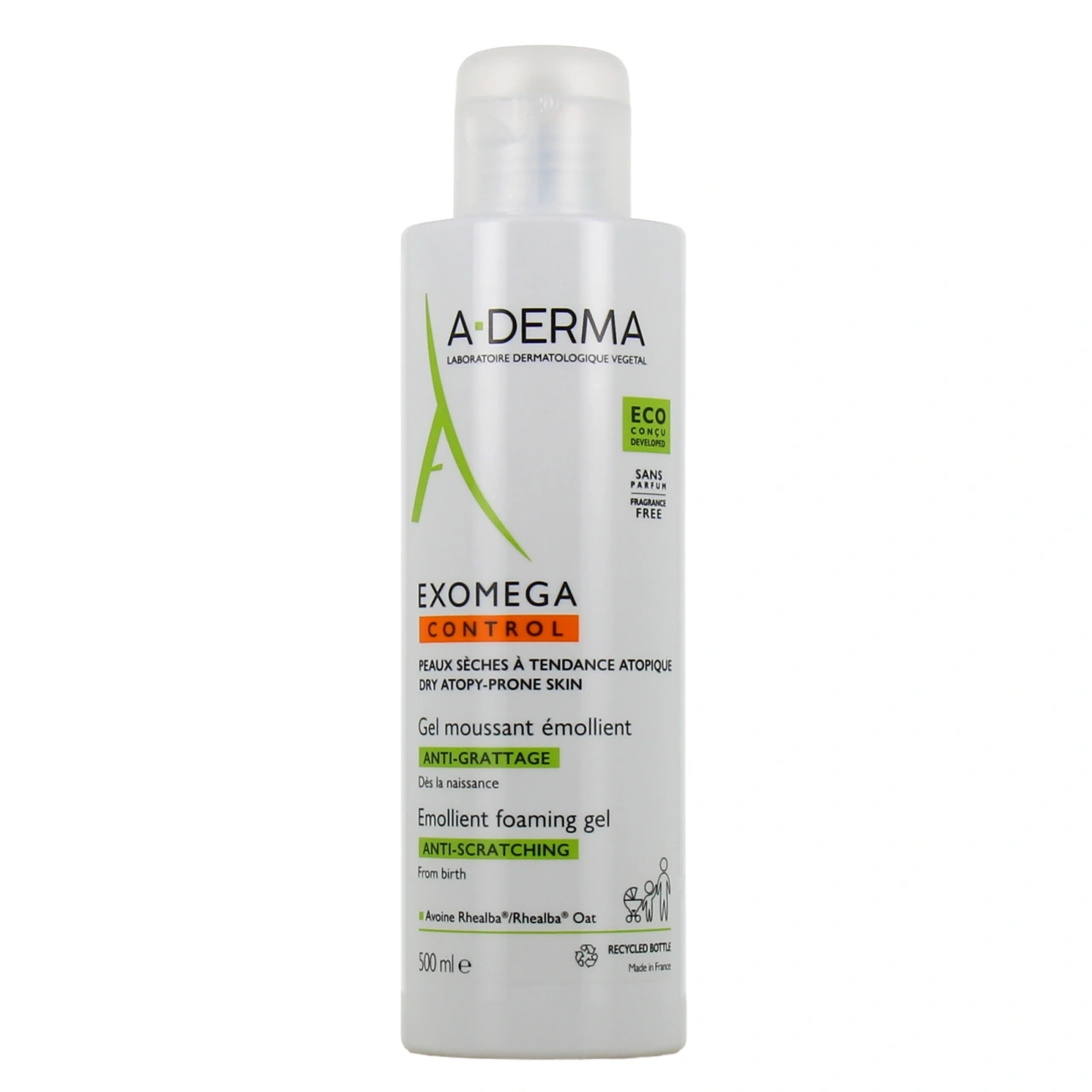 A-Derma Exomega Control Gel Moussant Emollient Anti-Grattage - Vue 5