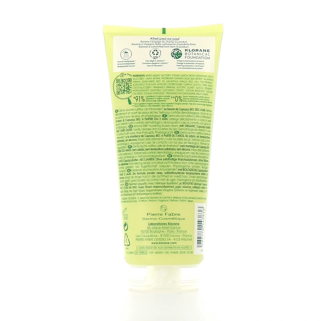 Klorane Crème Douche Nutritive au Cupuaçu Bio - Vue 6