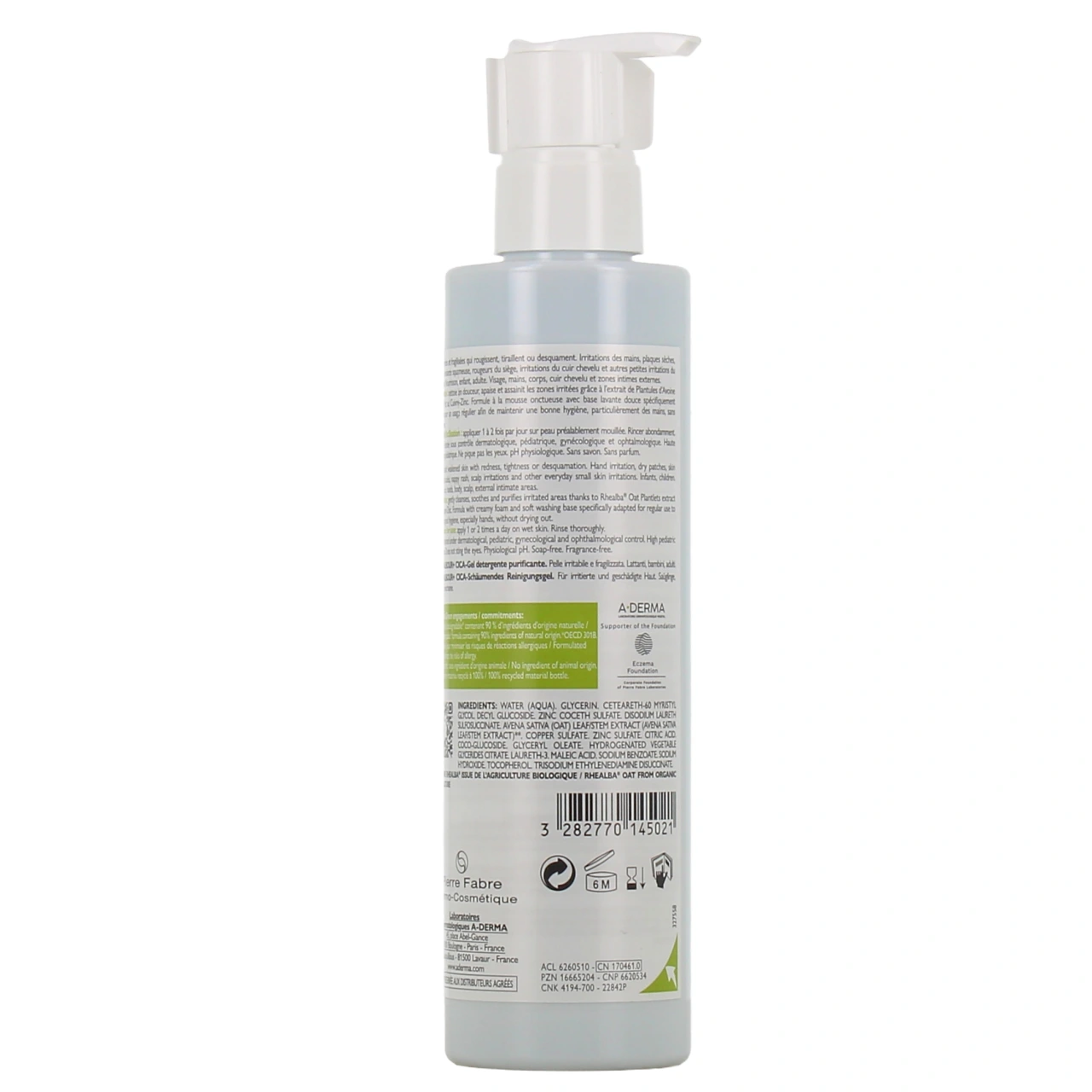 A-Derma Dermalibour + Cica Gel Moussant - Vue 6