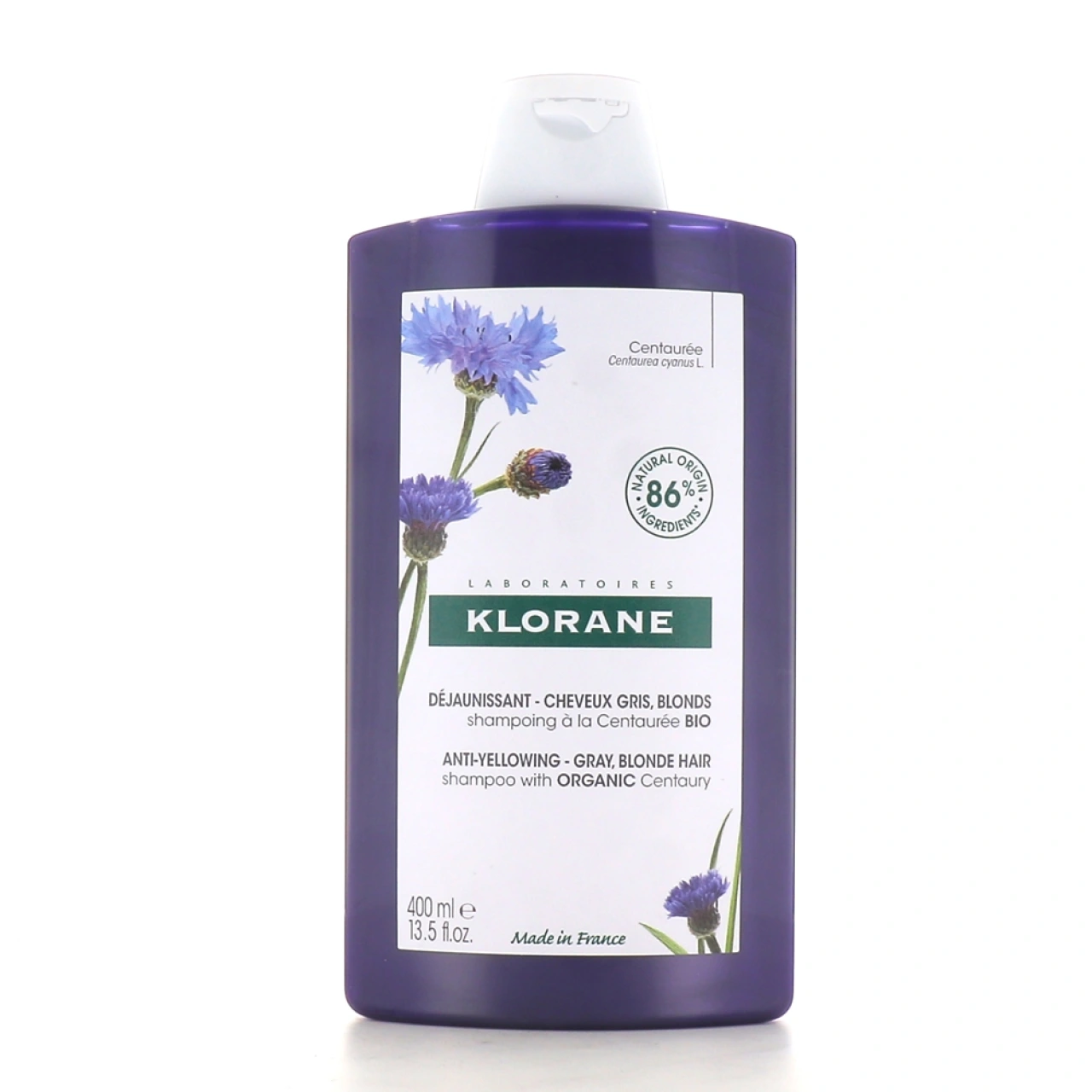 Klorane Shampooing Déjaunissant à la Centaurée Bio - Vue 9