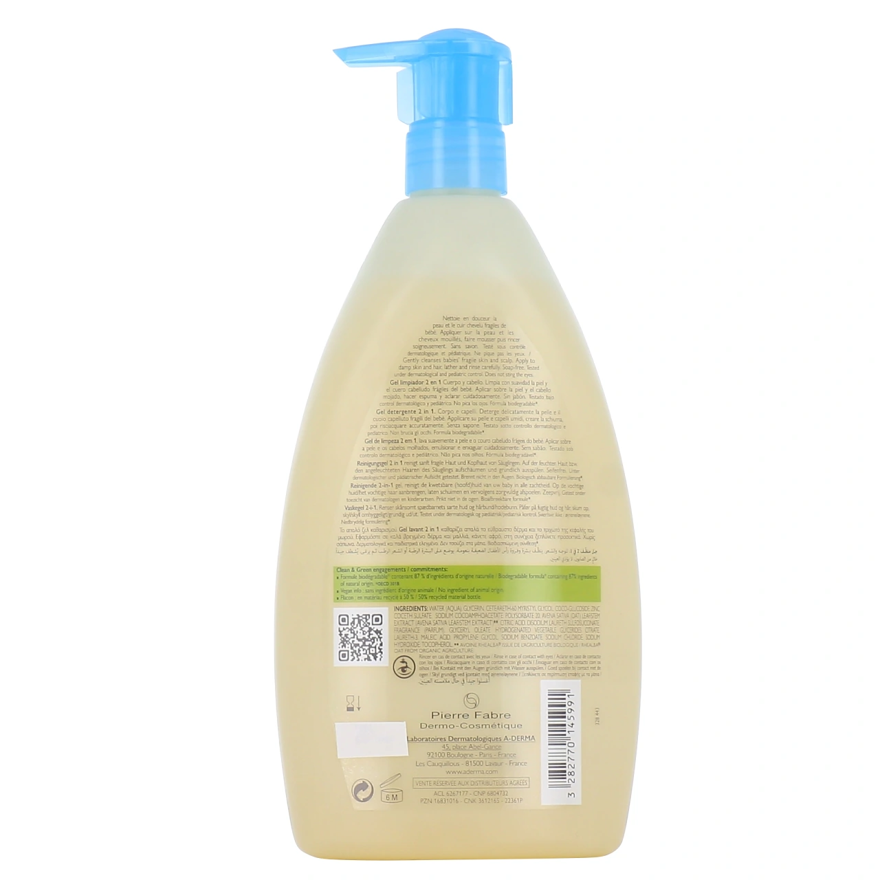 A-Derma Primalba Gel Lavant Douceur 2 en 1 - Vue 3