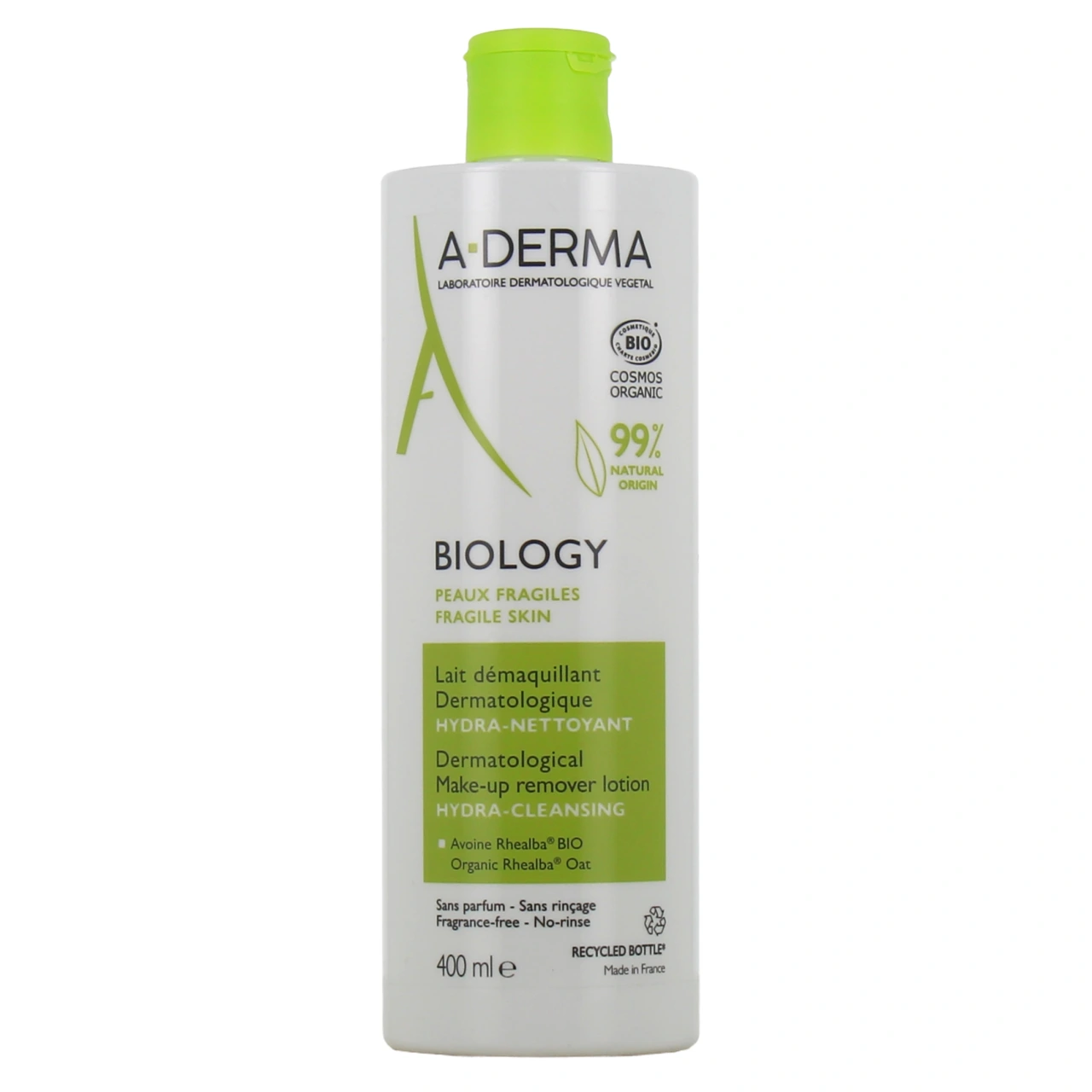 A-Derma Biology Lait Démaquillant Dermatologique Bio - Vue 2