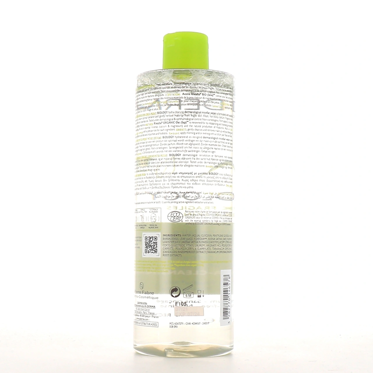 A-Derma Biology Eau Micellaire Dermatologique Bio - Vue 5