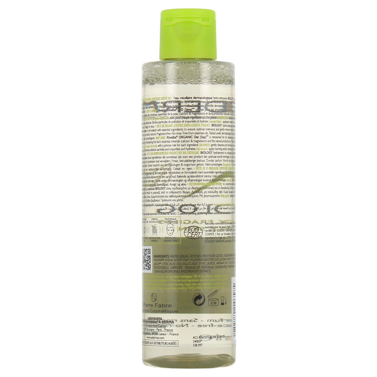 A-Derma Biology Eau Micellaire Dermatologique Bio - Vue 3