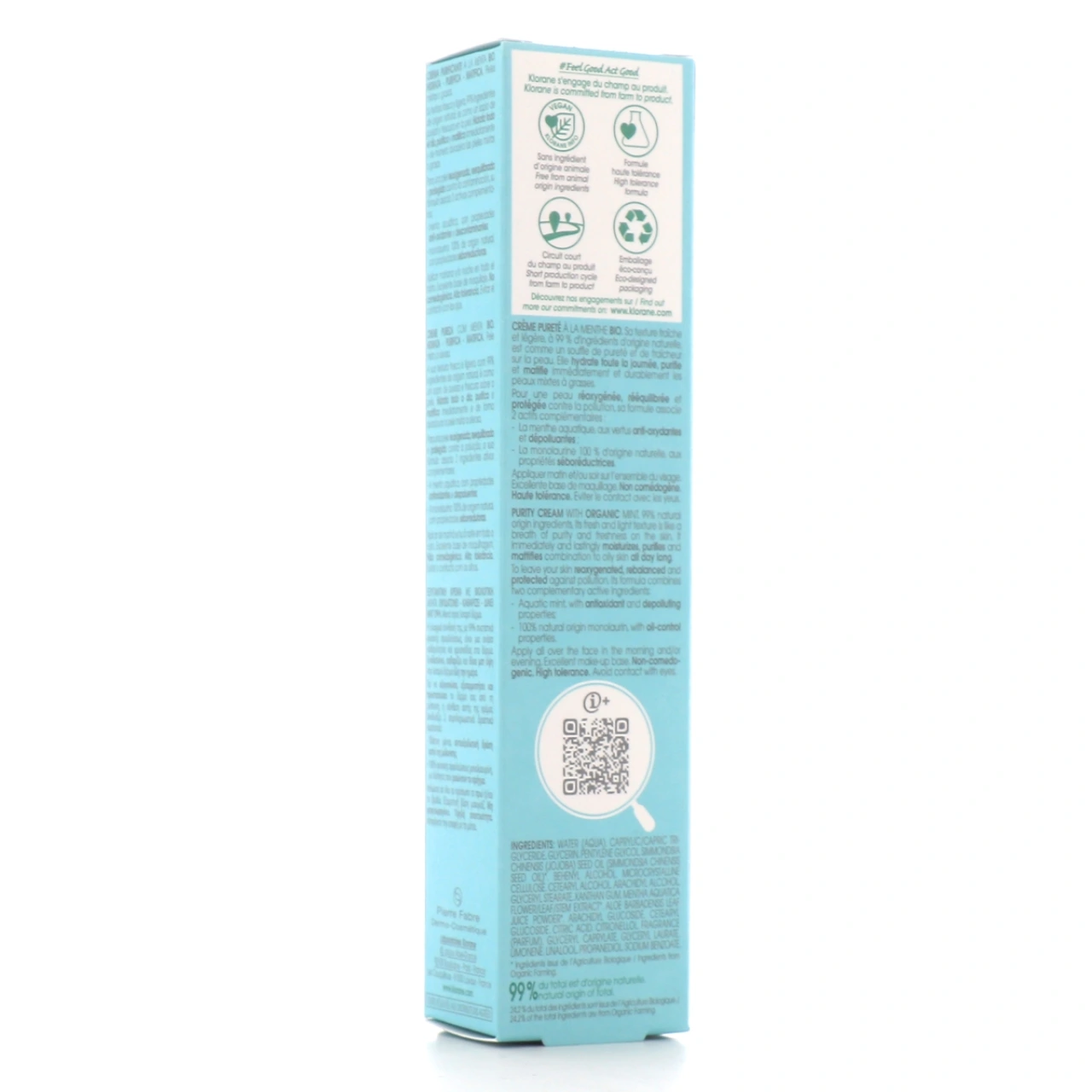 Klorane Crème Pureté Menthe Bio - Vue 2