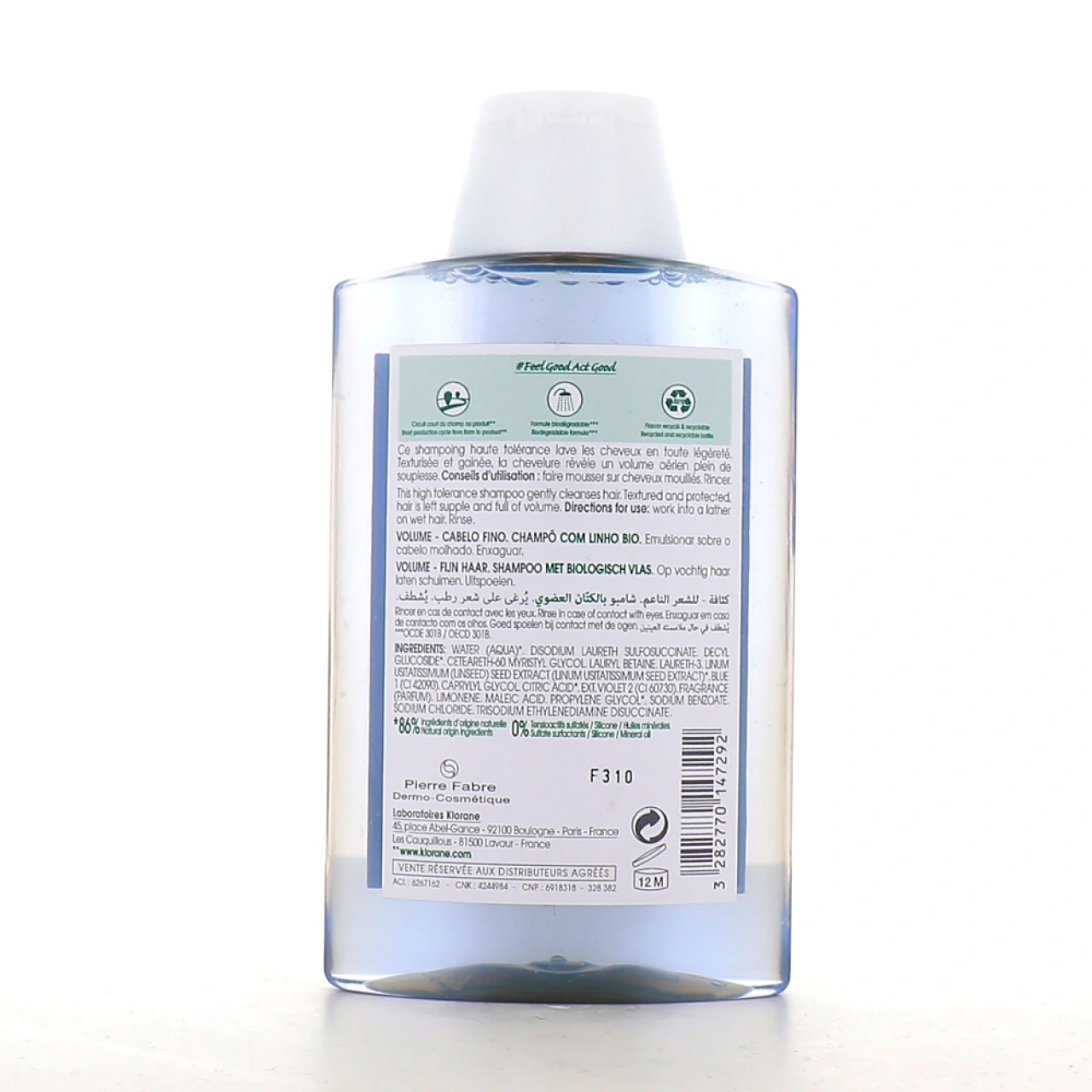 Klorane Shampooing aux Fibres de Lin Volume - Vue 13