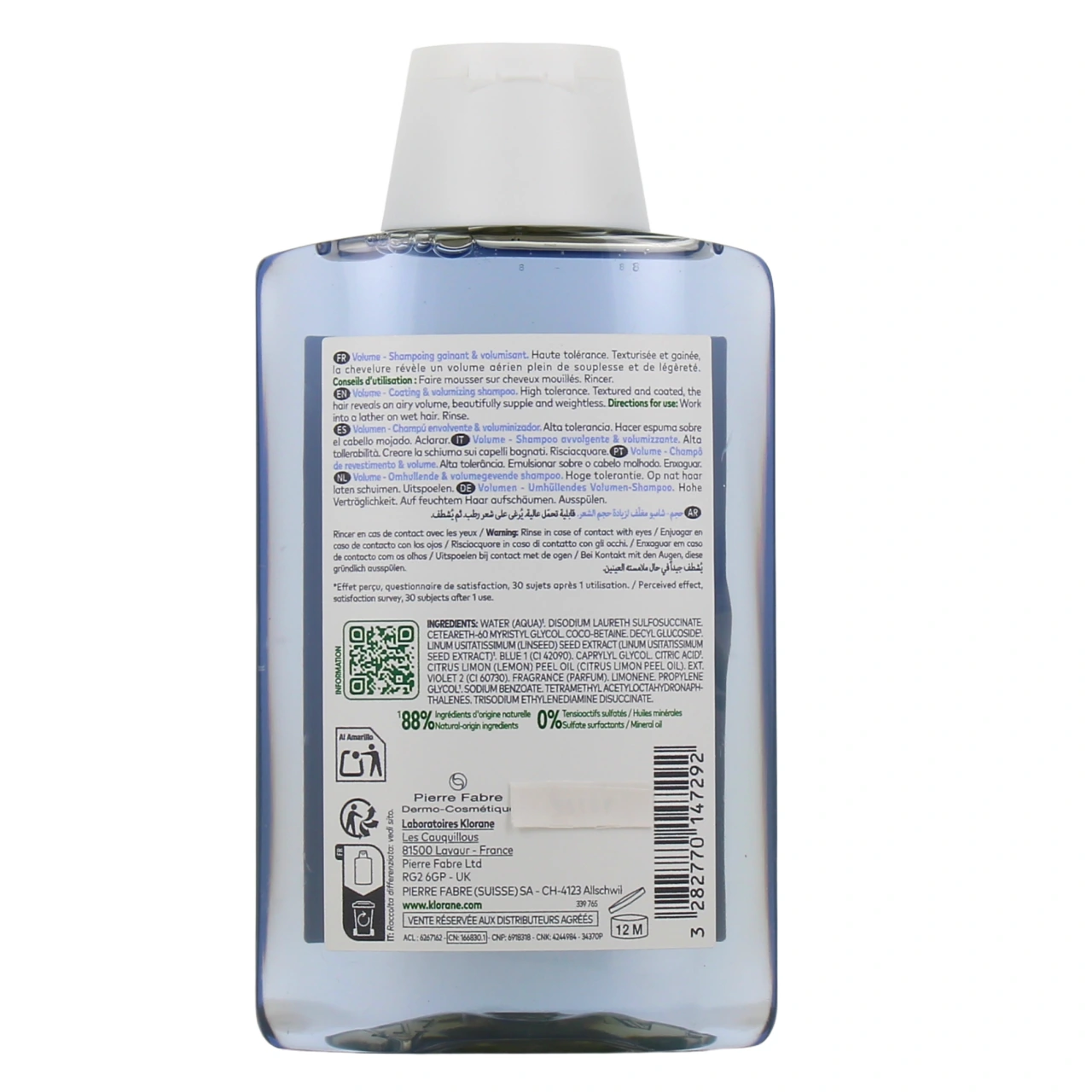 Klorane Shampooing aux Fibres de Lin Volume - Vue 3
