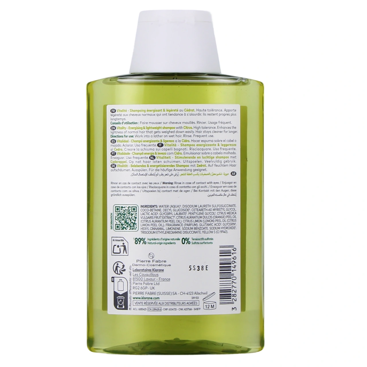 Klorane Shampooing au Cédrat - Vue 3