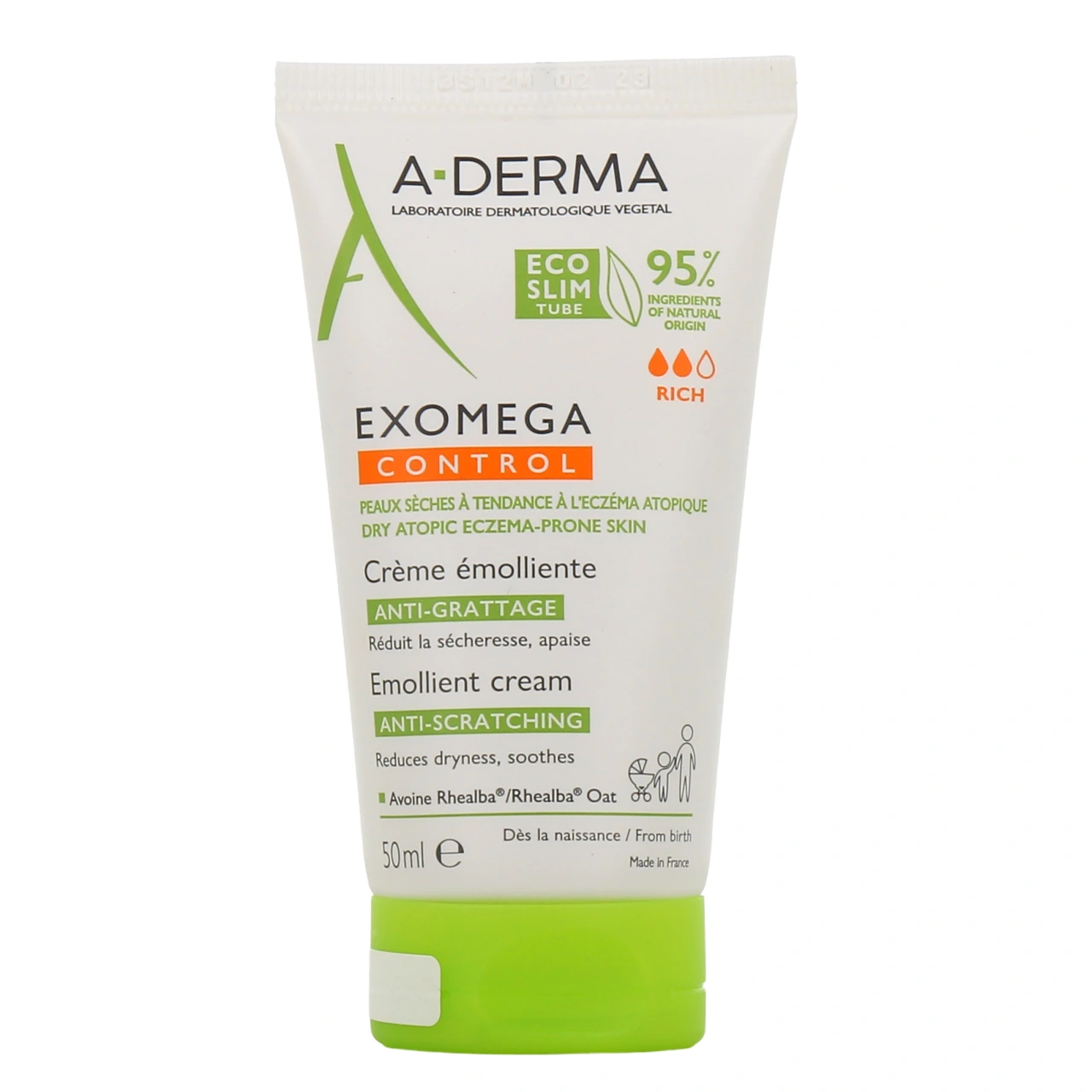 A-Derma Exomega Control Crème Emolliente Anti-Grattage - Vue 8