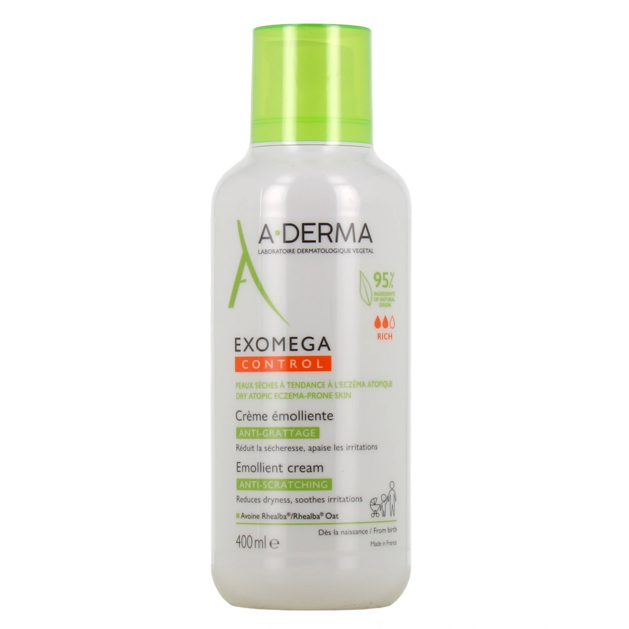 A-Derma Exomega Control Crème Emolliente Anti-Grattage - Vue 5