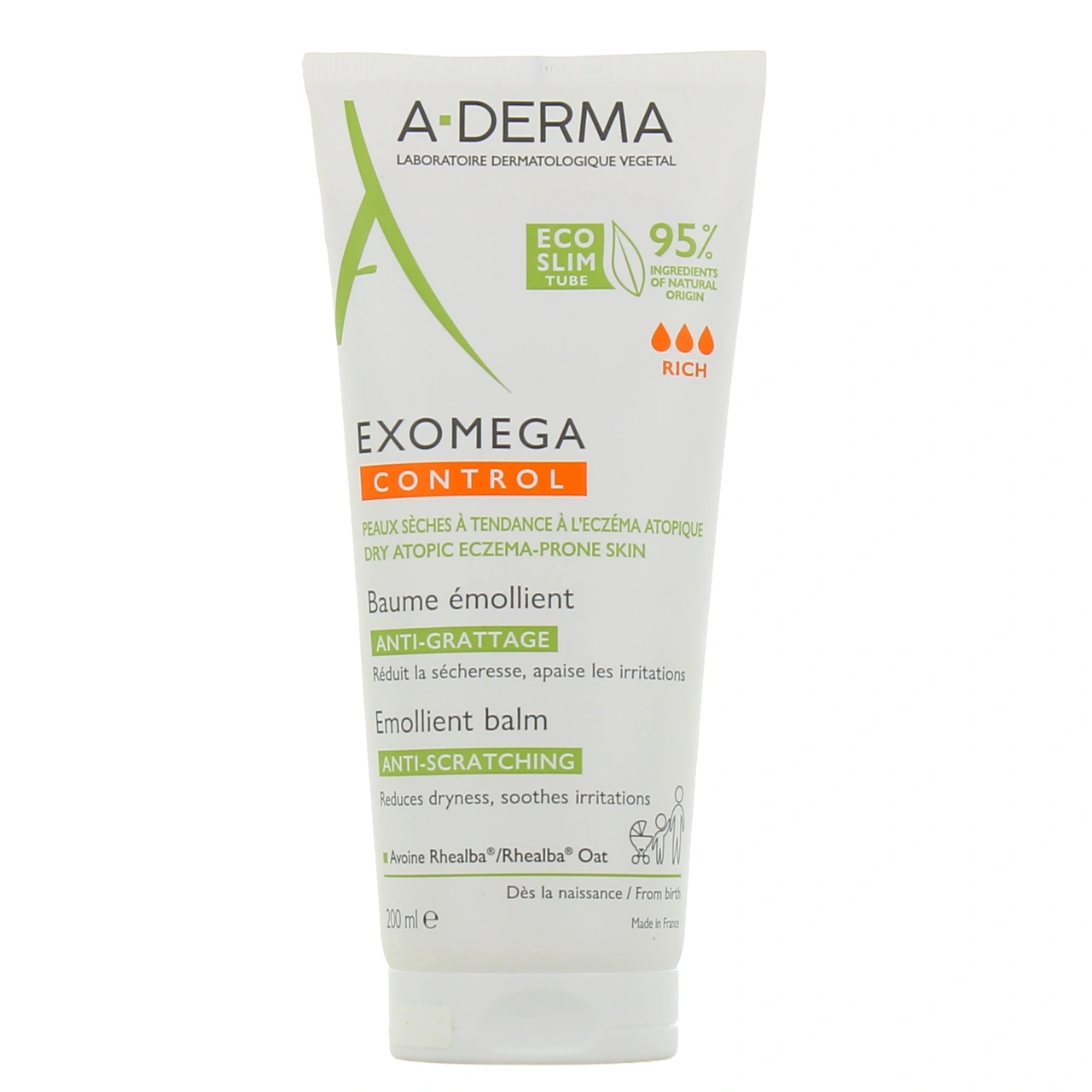 A-Derma Exomega Control Baume Emollient Anti-Grattage - Vue 2