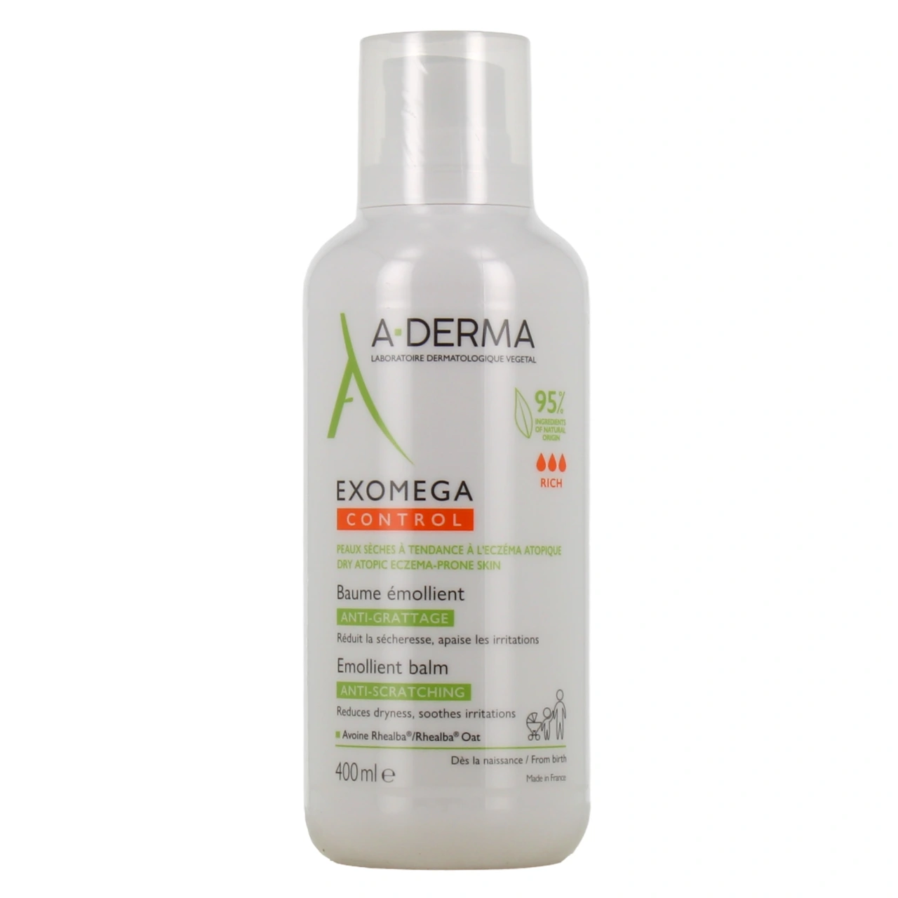 A-Derma Exomega Control Baume Emollient Anti-Grattage - Vue 5