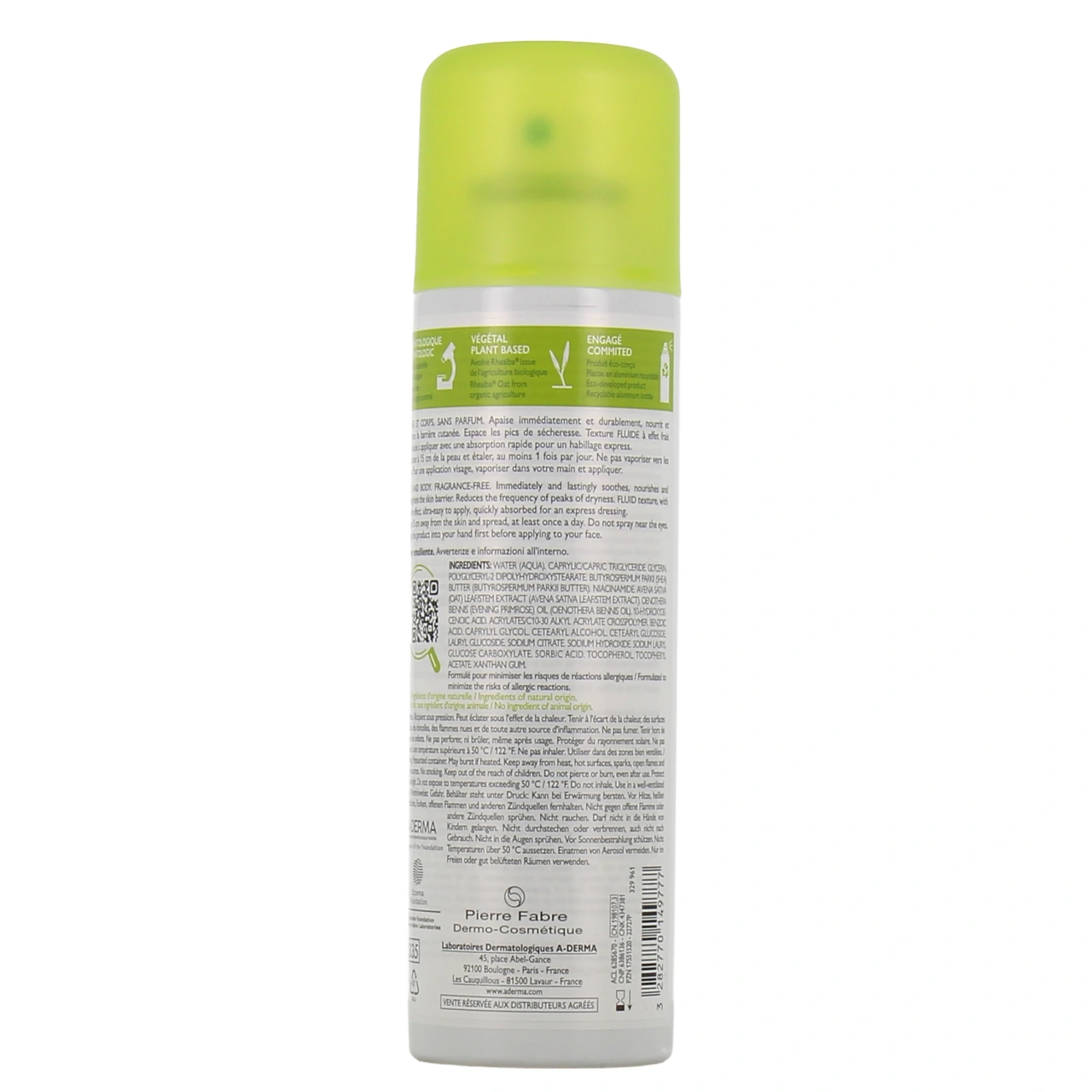 A-Derma Exomega Control Spray Émollient Anti-Grattage - Vue 3