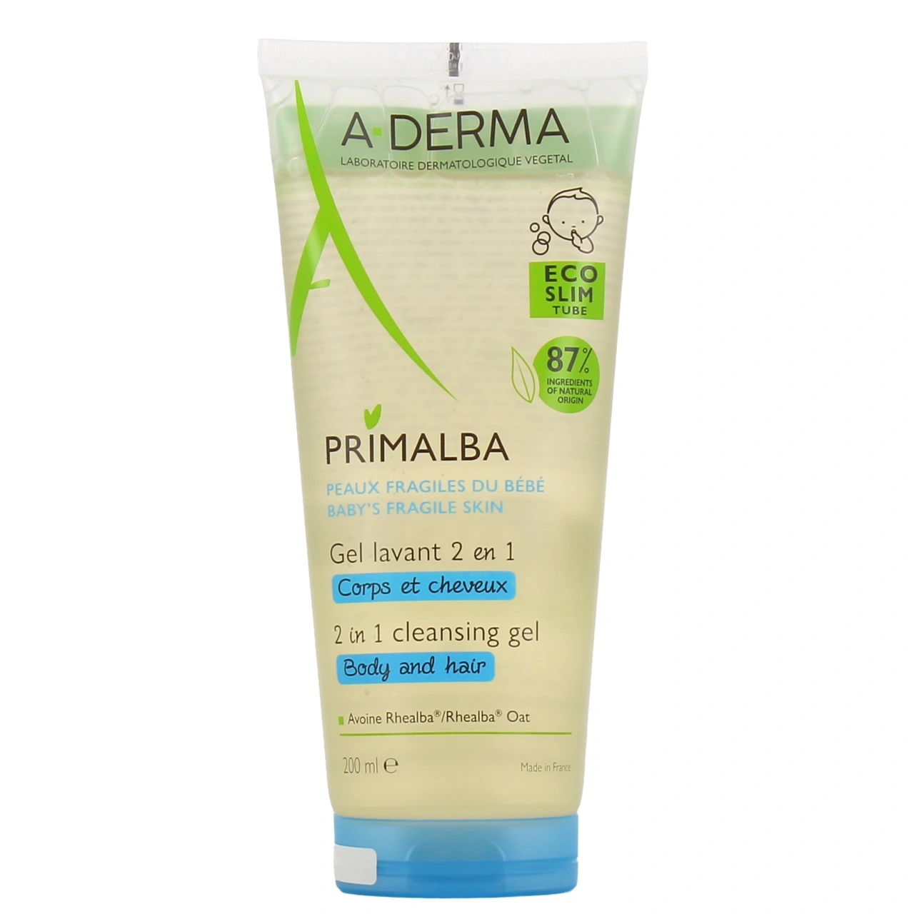 A-Derma Primalba Gel Lavant Douceur 2 en 1 - Vue 8
