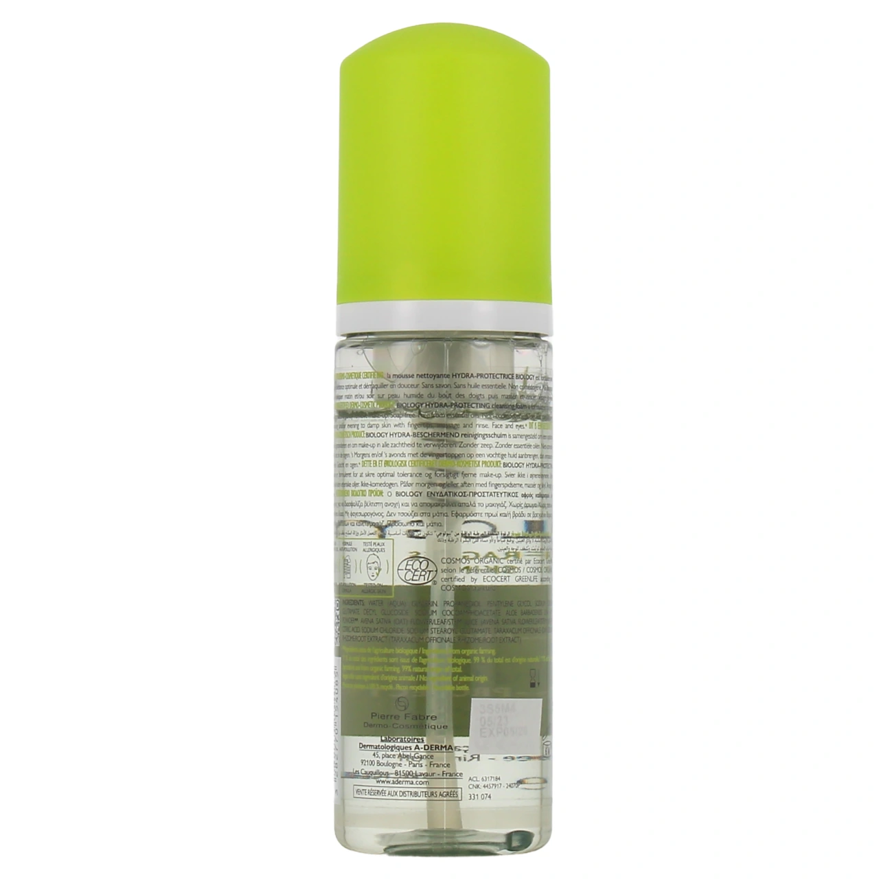 A-Derma Biology Mousse Nettoyante Dermatologique Bio - Vue 3