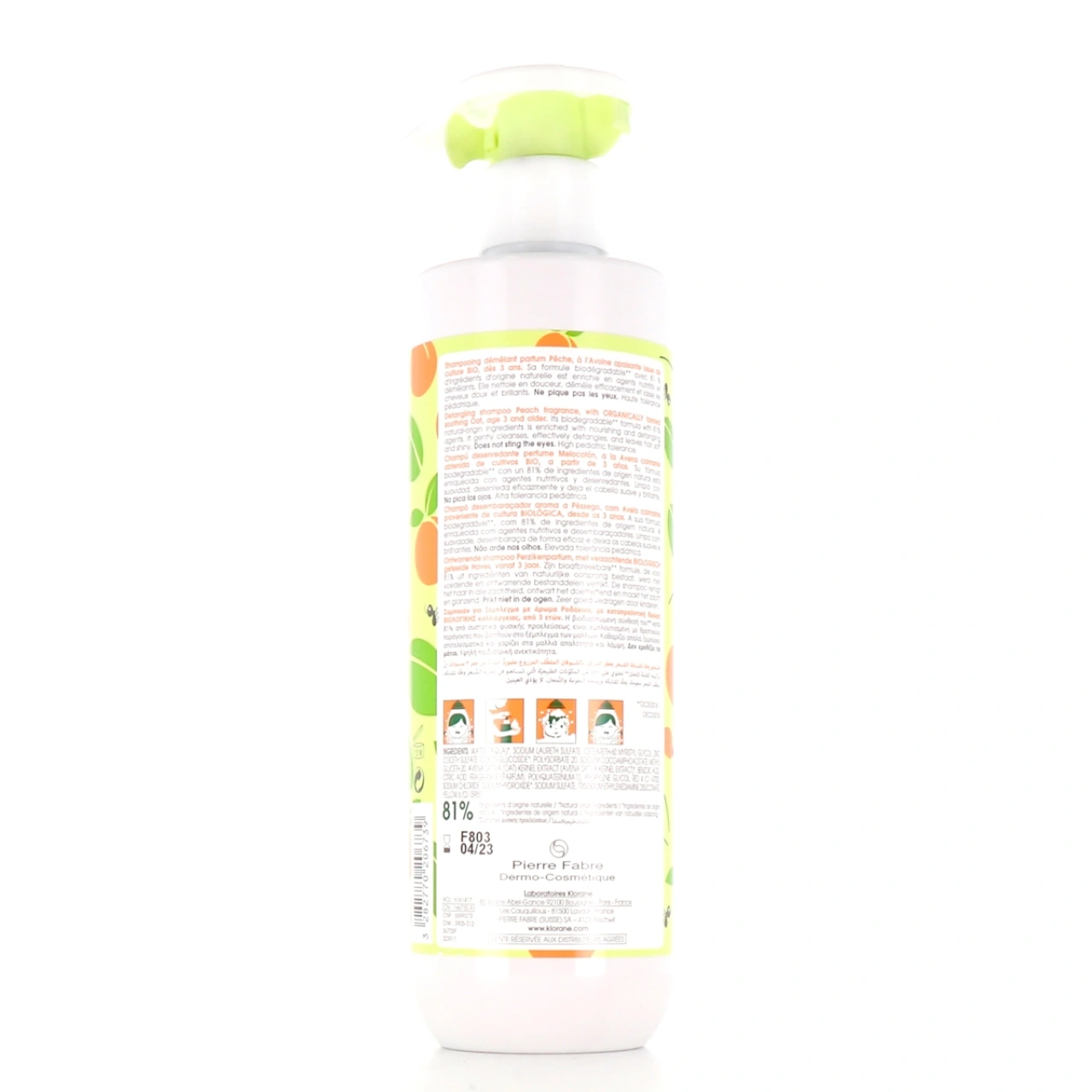 Klorane Junior Shampooing Démêlant Pêche - Vue 8