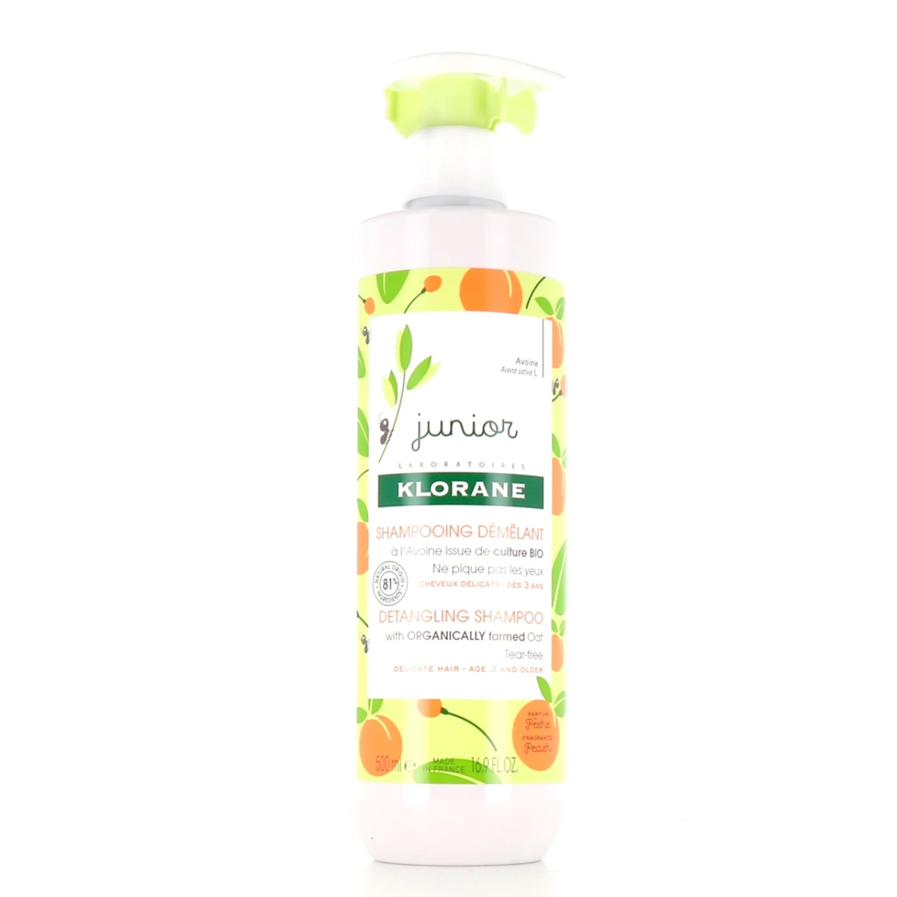 Klorane Junior Shampooing Démêlant Pêche - Vue 7