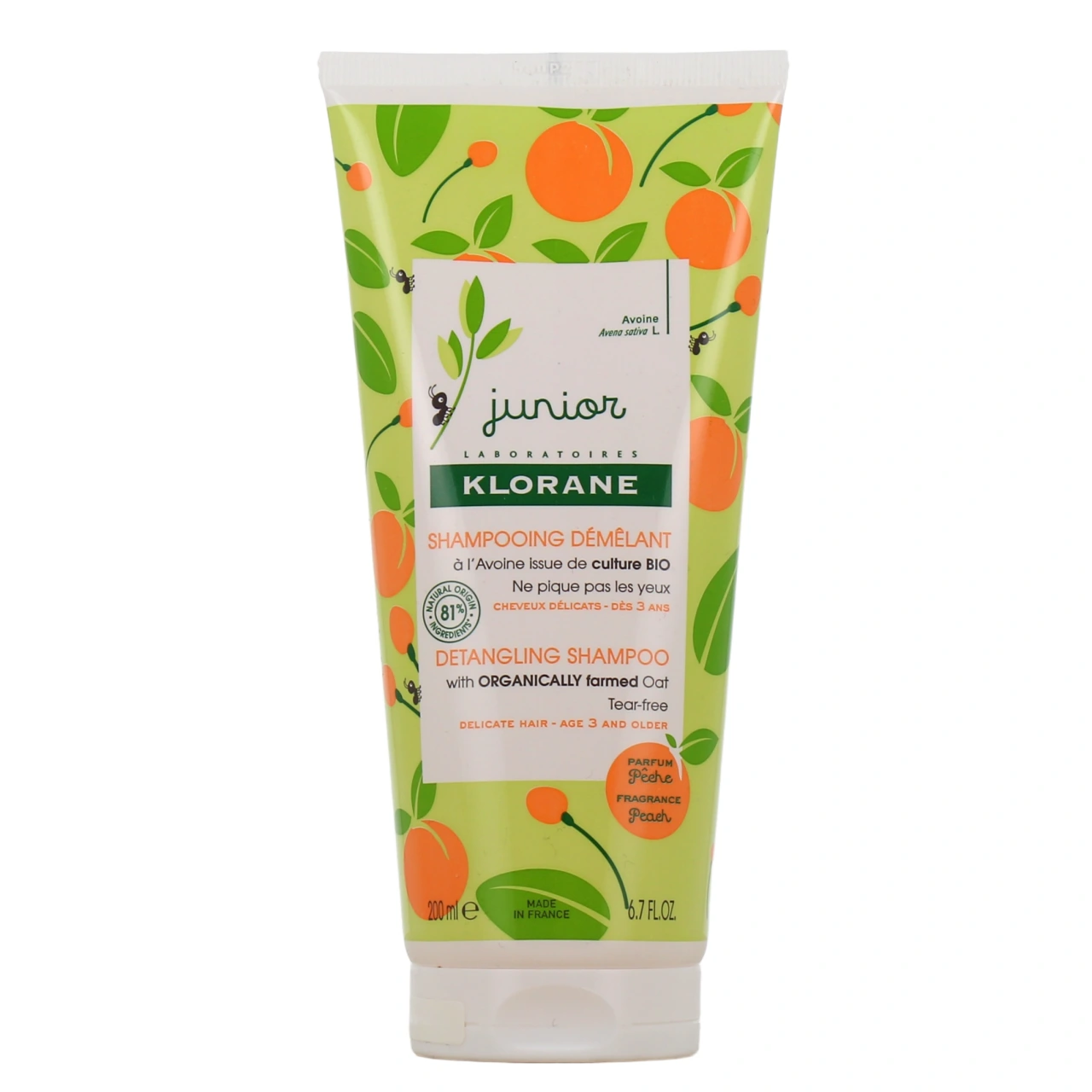 Klorane Junior Shampooing Démêlant Pêche - Vue 2