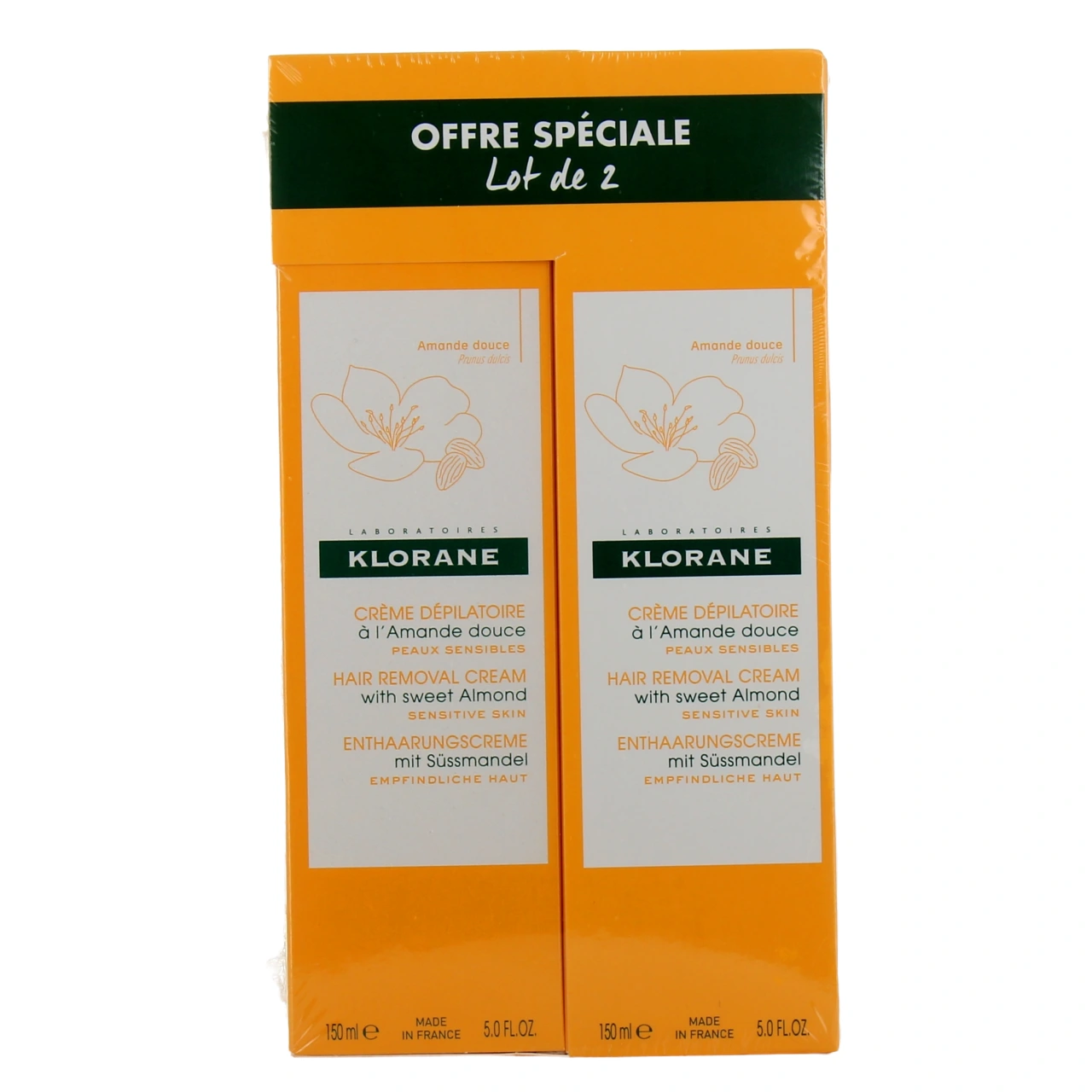 Klorane Crème Dépilatoire à l'Amande Douce - Vue 5