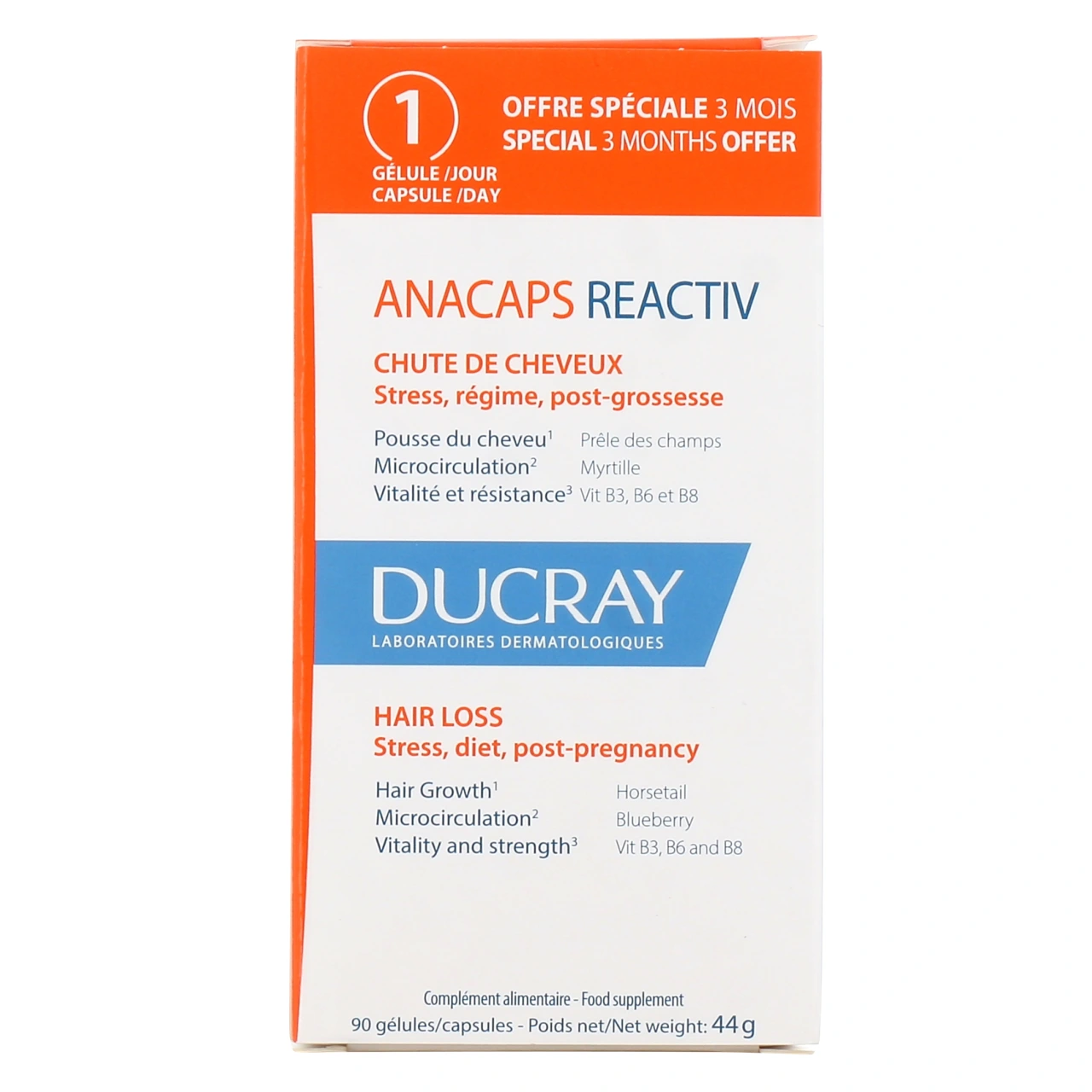 Ducray Anacaps Reactiv - Vue 5