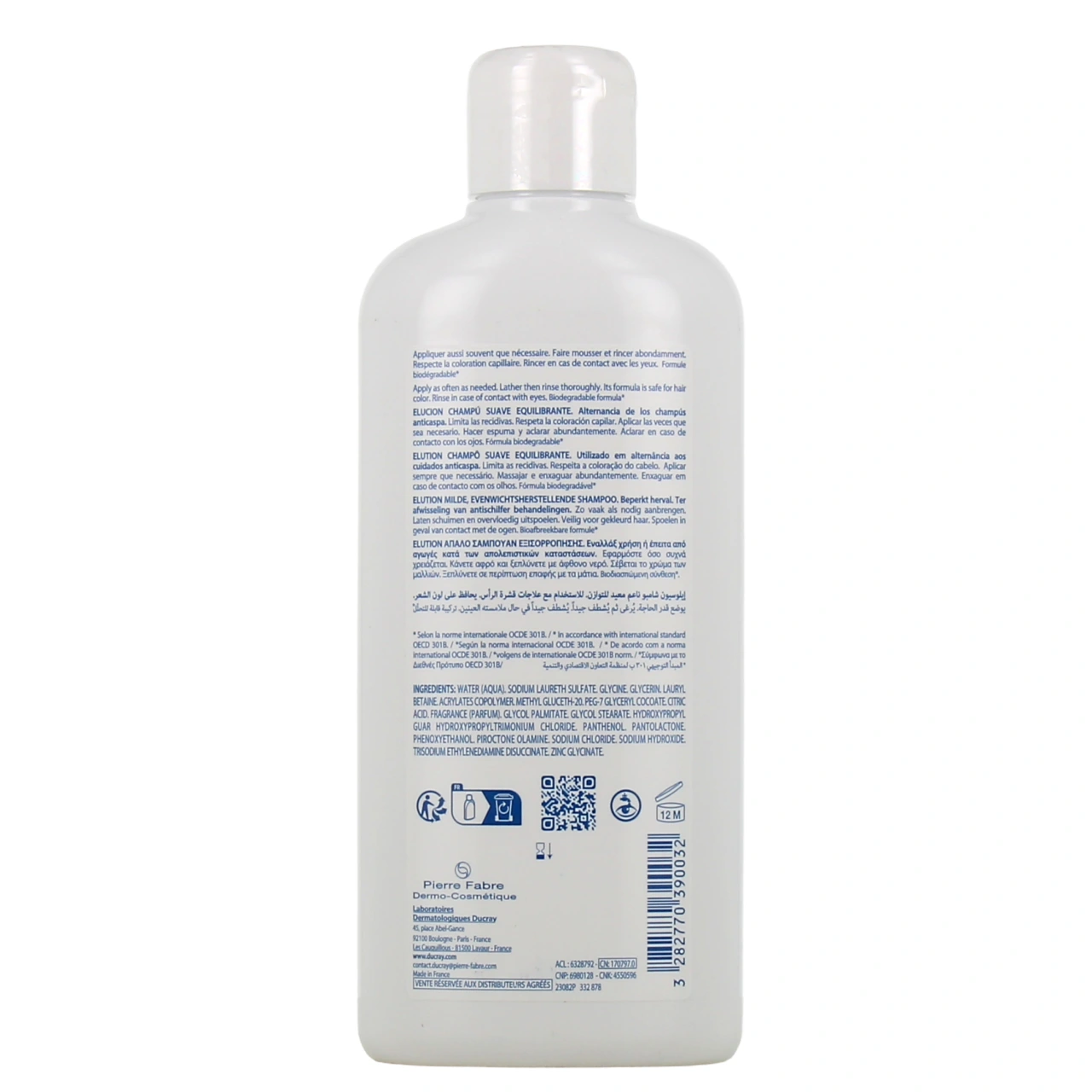 Ducray Elution Shampooing Doux Equilibrant - Vue 15
