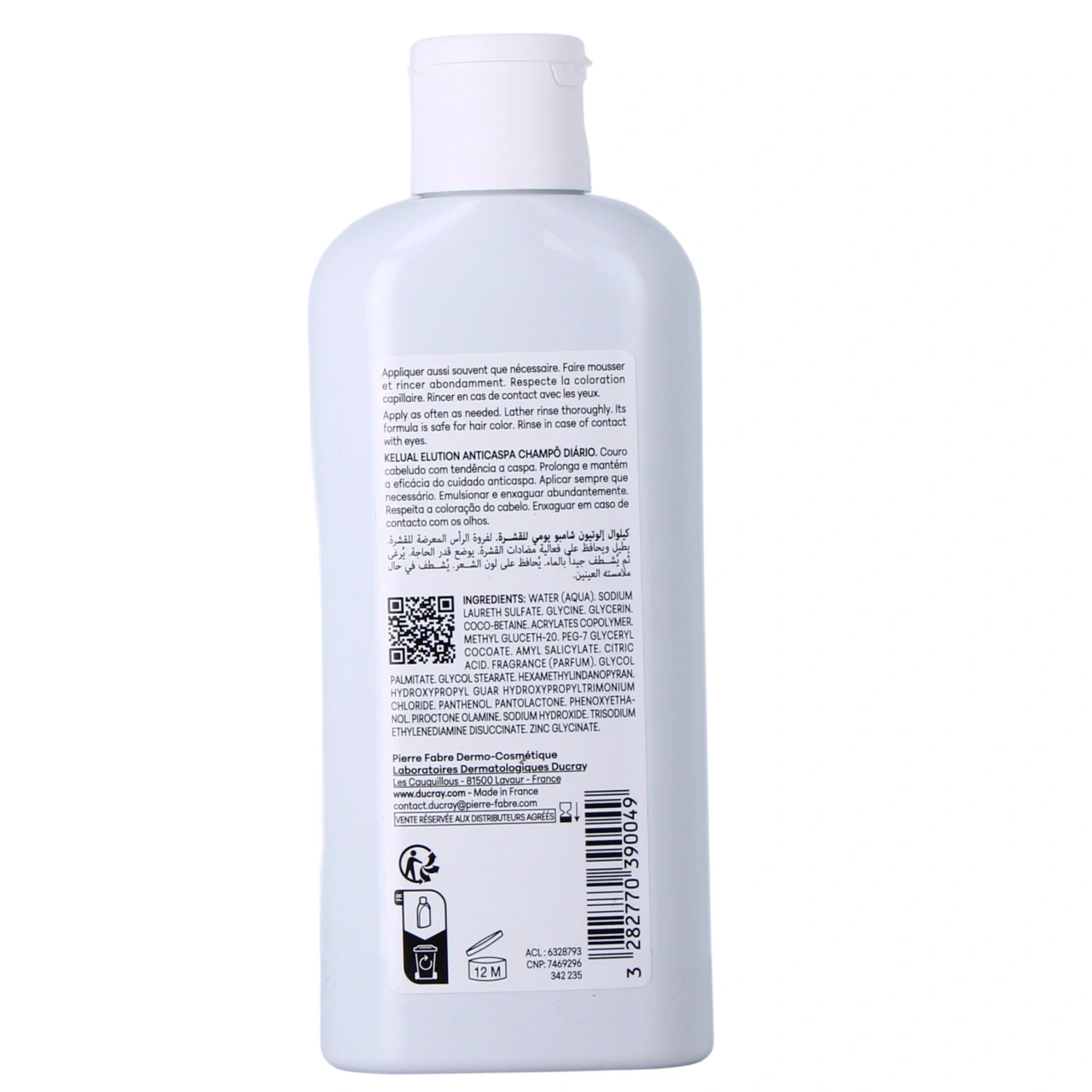 Ducray Elution Shampooing Doux Equilibrant - Vue 3