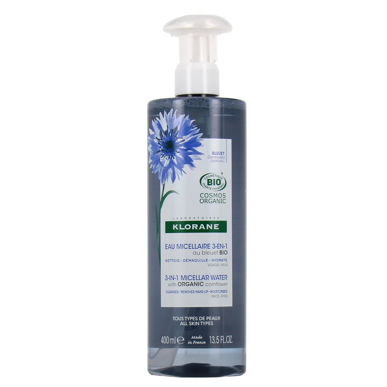 Klorane Eau Micellaire Démaquillante Bleuet Bio - Vue 2