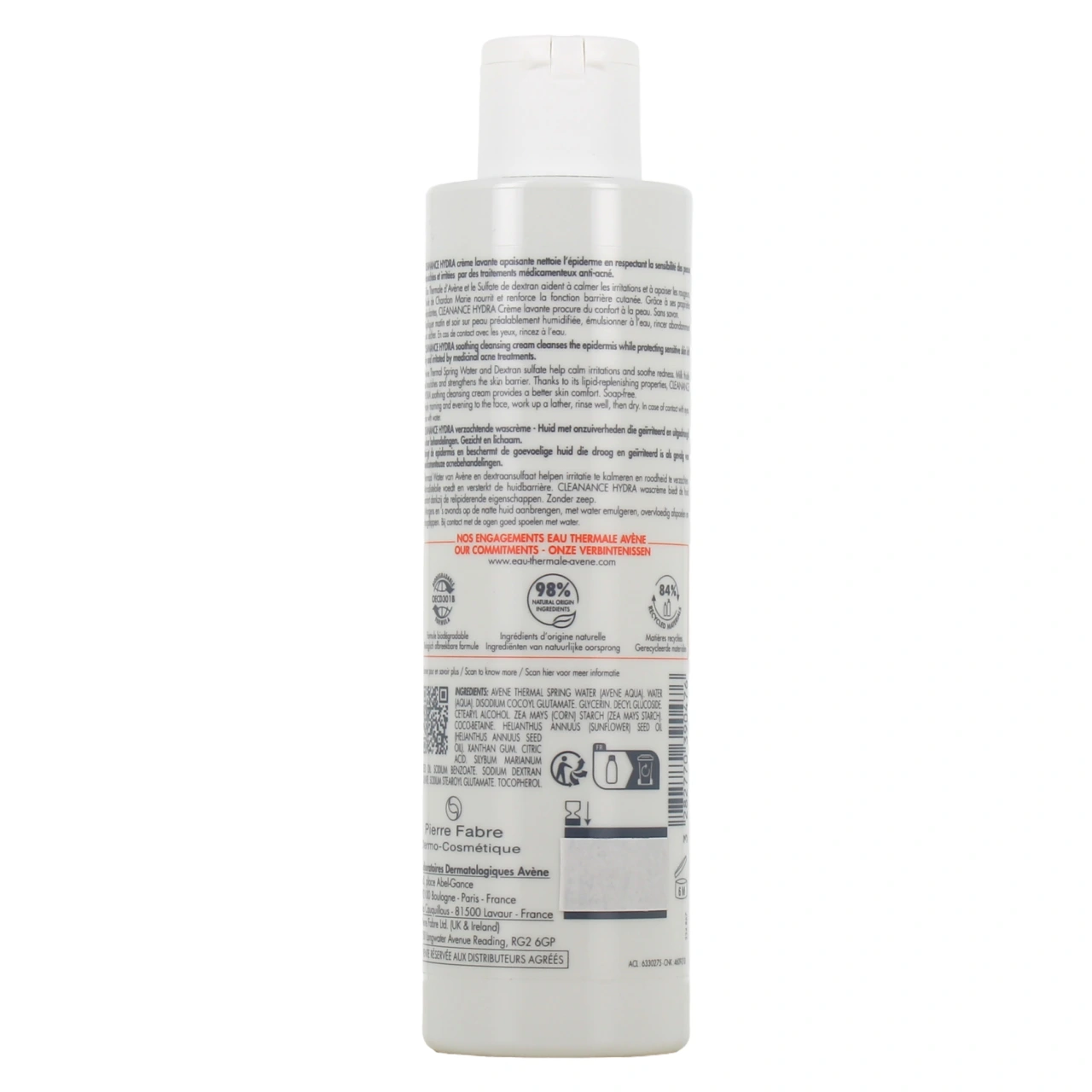 Avène Cleanance Hydra Crème Lavante Apaisante - Vue 3
