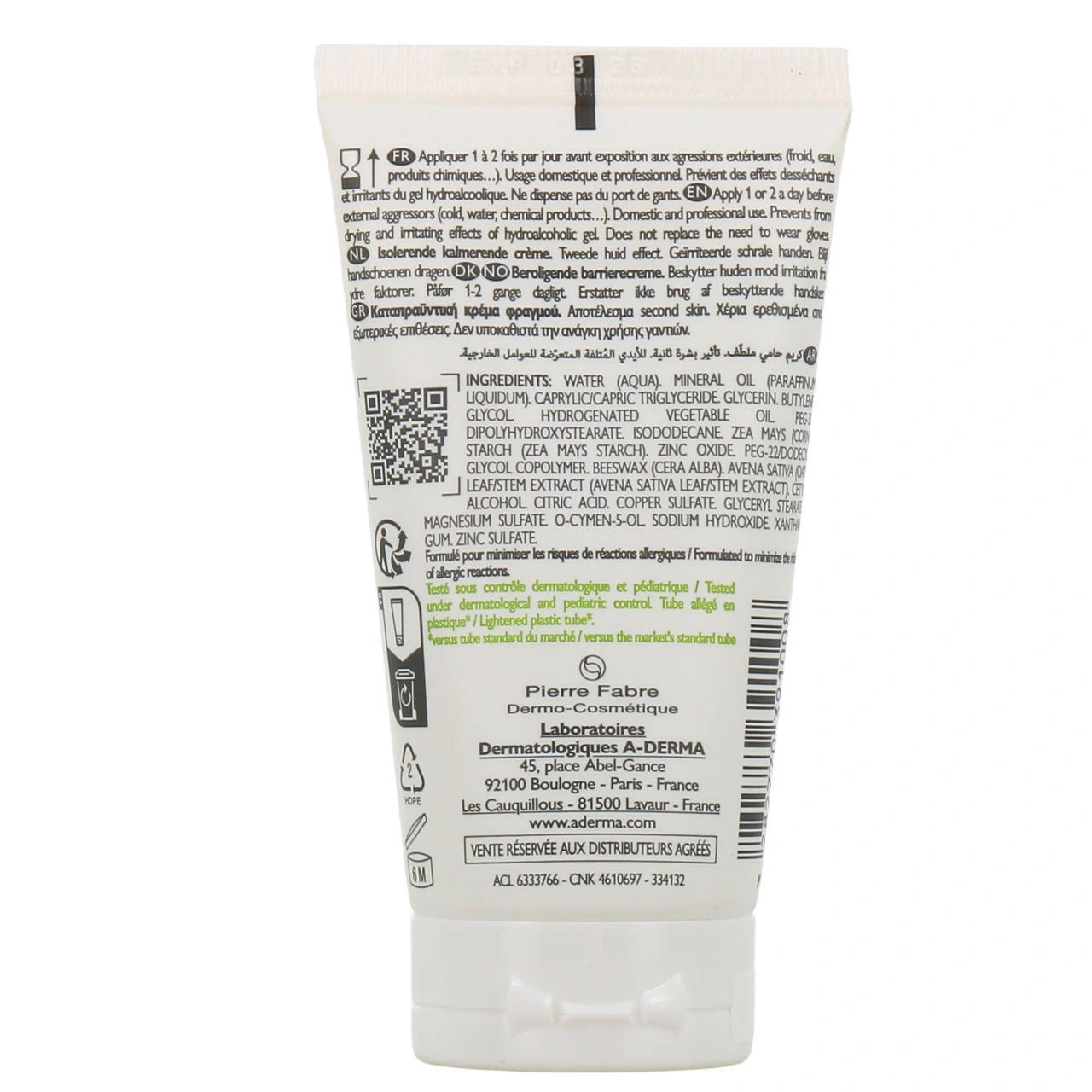 A-Derma Dermalibour+ Barrier Crème Protectrice - Vue 6