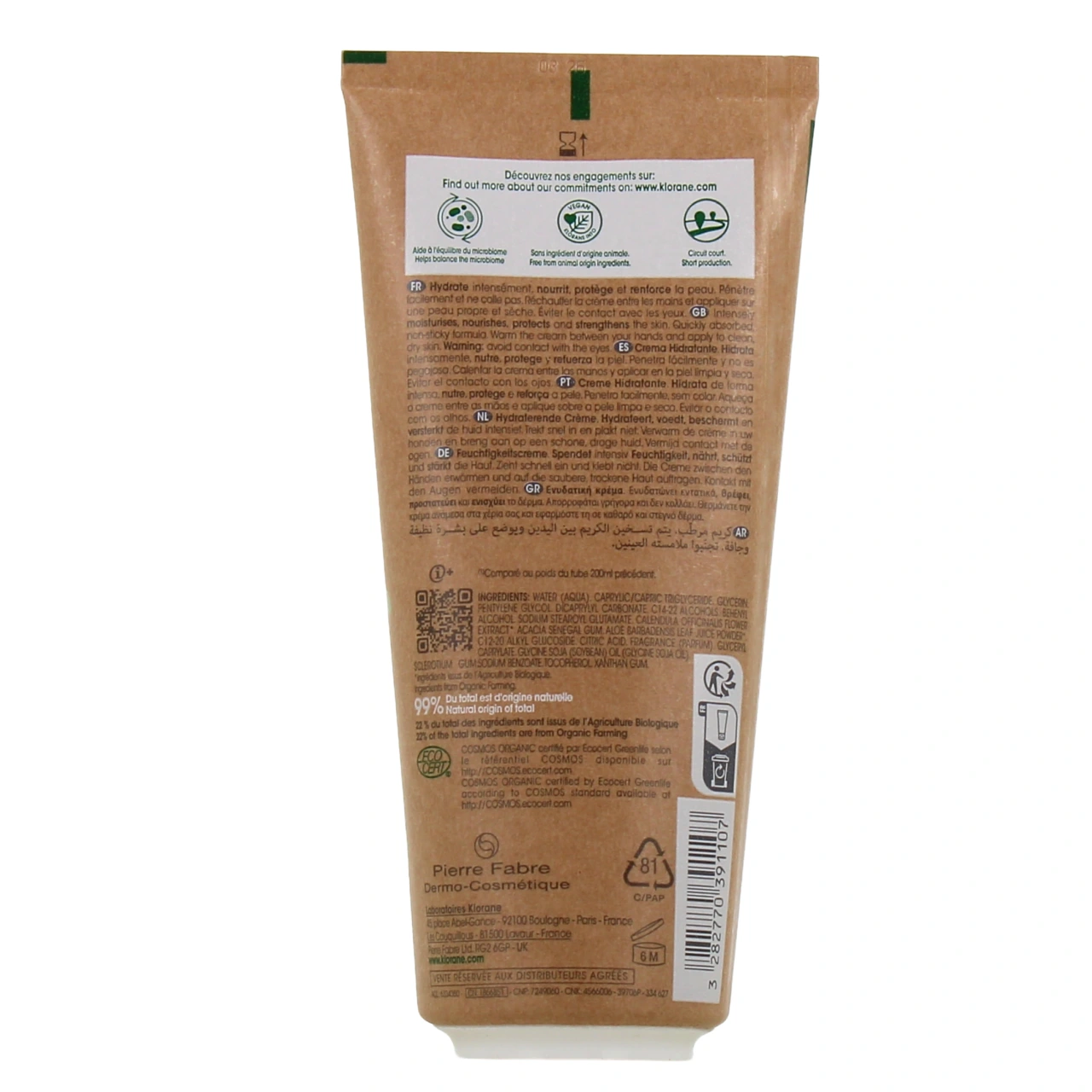 Klorane Bébé Crème hydratante bio - Vue 6