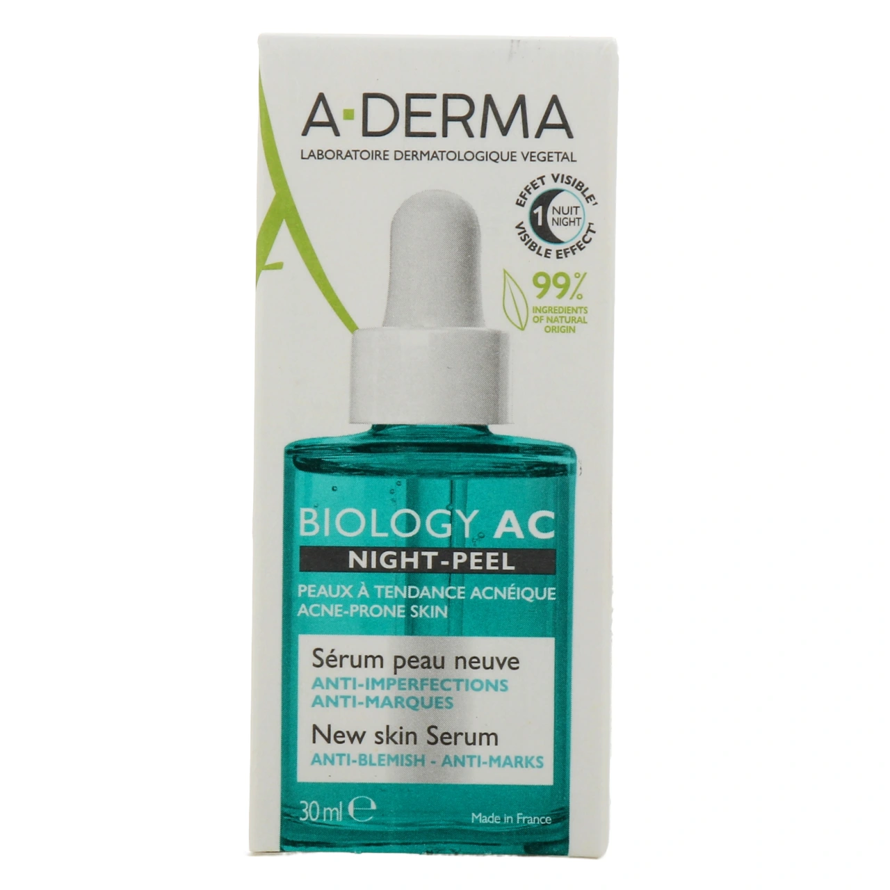 A-Derma Biology AC Night-Peel Sérum Peau Neuve - Vue 2