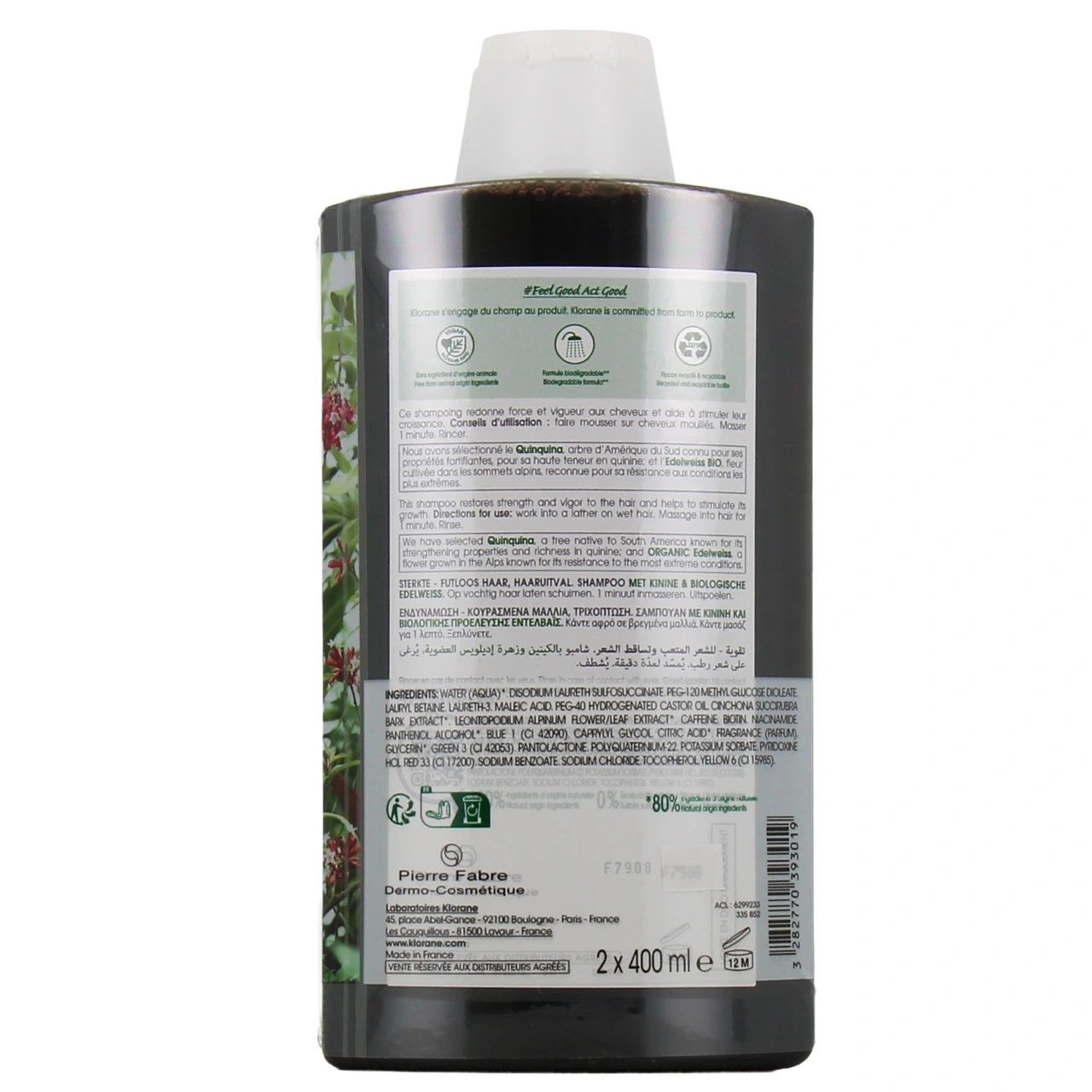 Klorane Shampoing Antichute Quinine - Vue 12