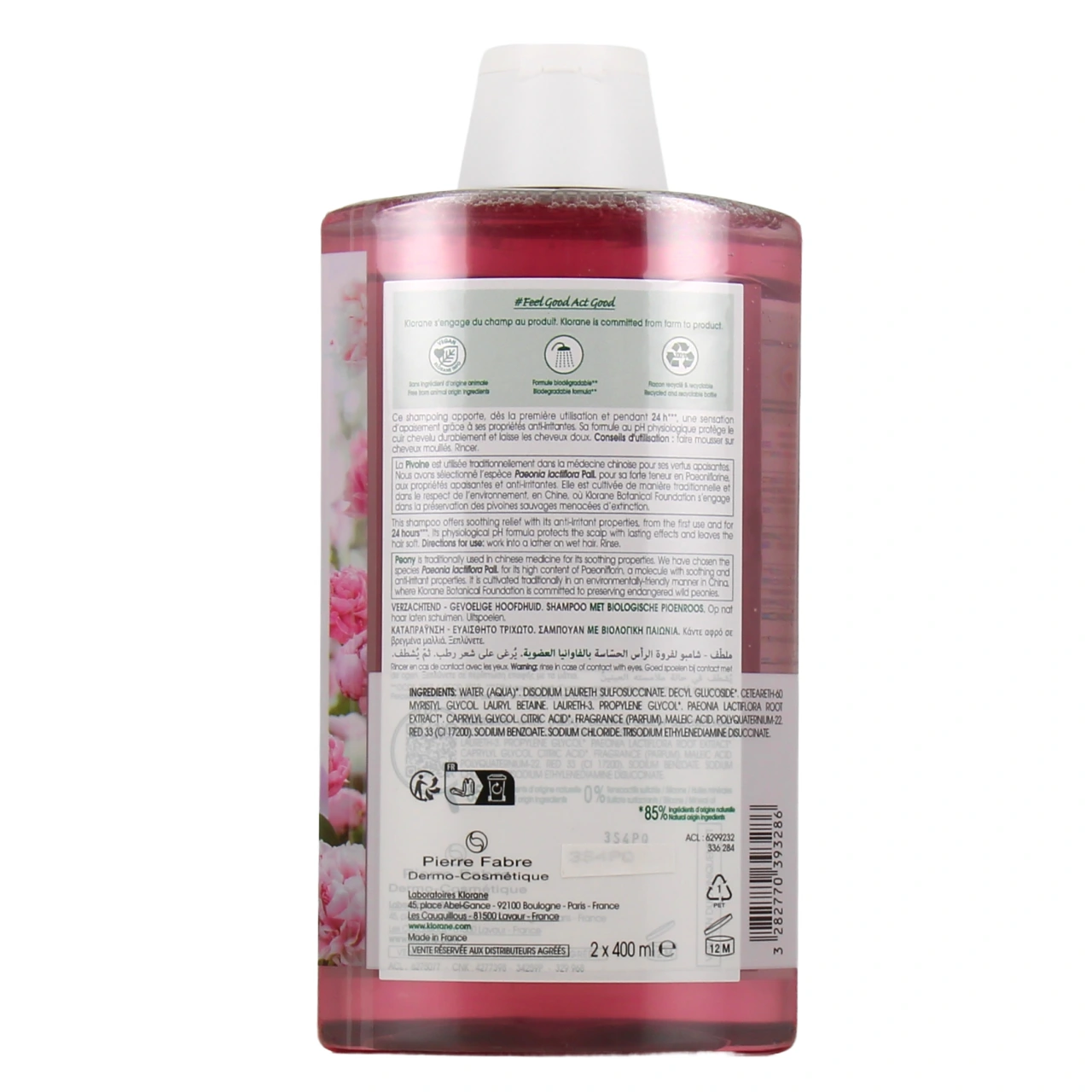 Klorane Shampoing Apaisant à la Pivoine - Vue 14
