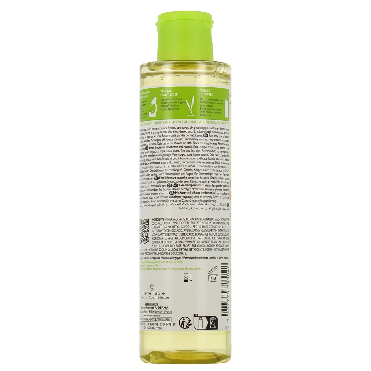 Exomega Control Huile Lavante Émolliente Anti-Grattage - Vue 3