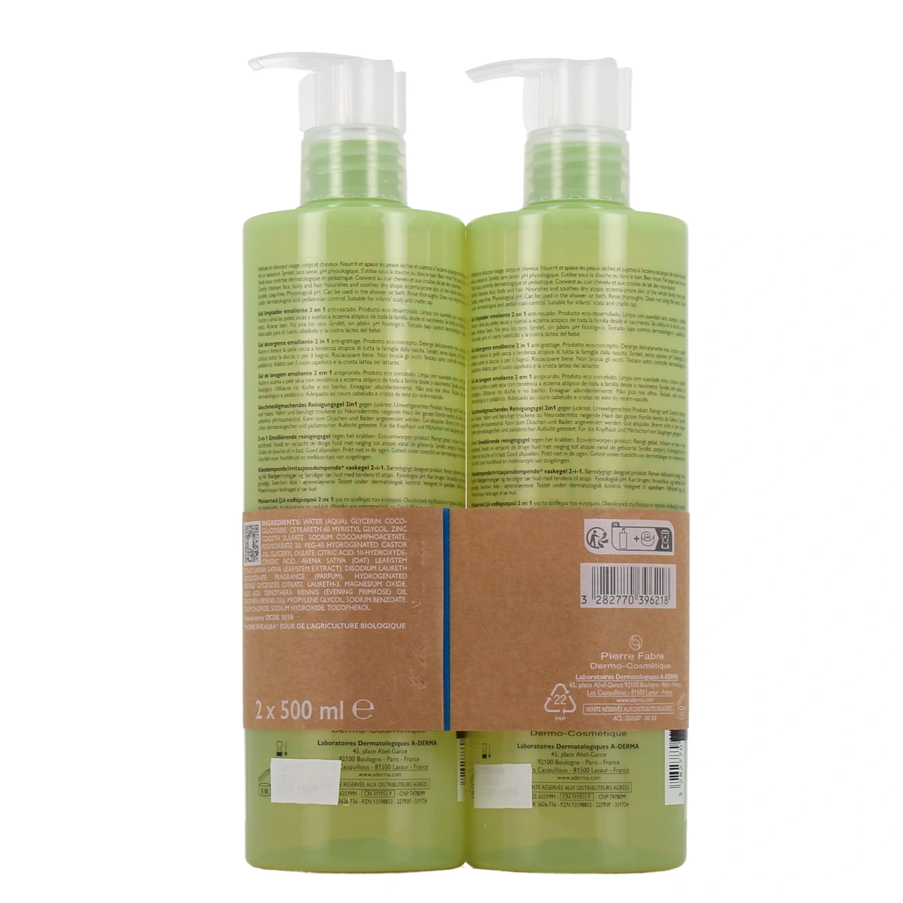 A-Derma Exomega Control Gel Lavant Émollient 2 en 1 Anti-Grattage - Vue 3
