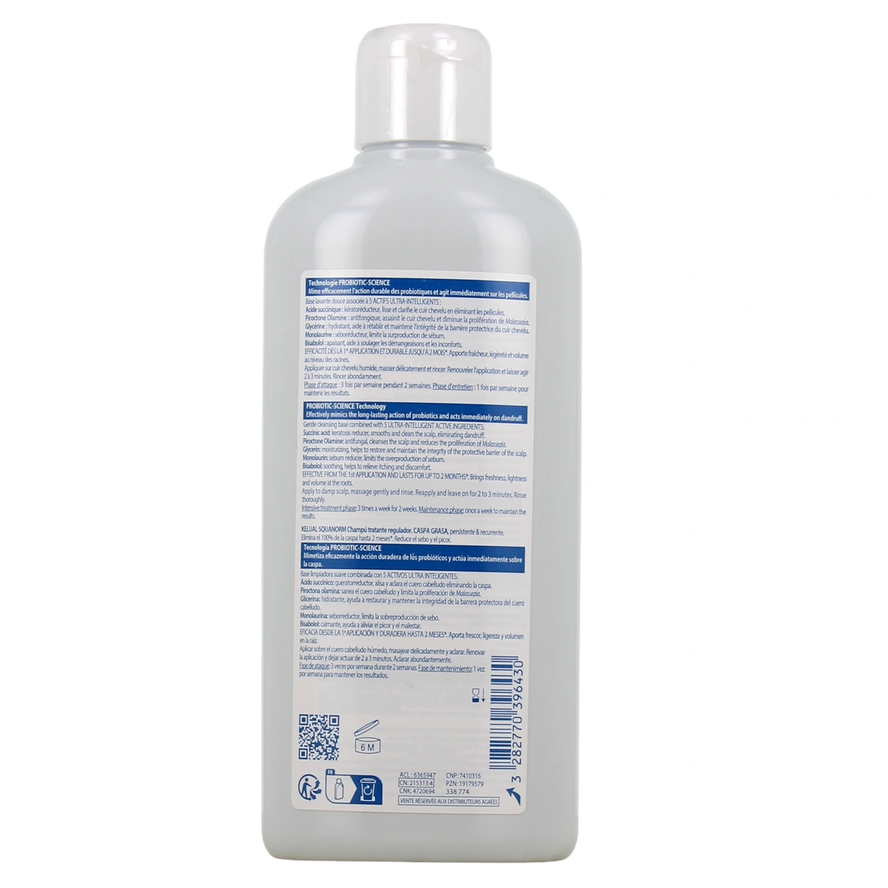 Ducray Kelual Squanorm Shampooing Traitant Régulateur Pellicules Grasses - Vue 6