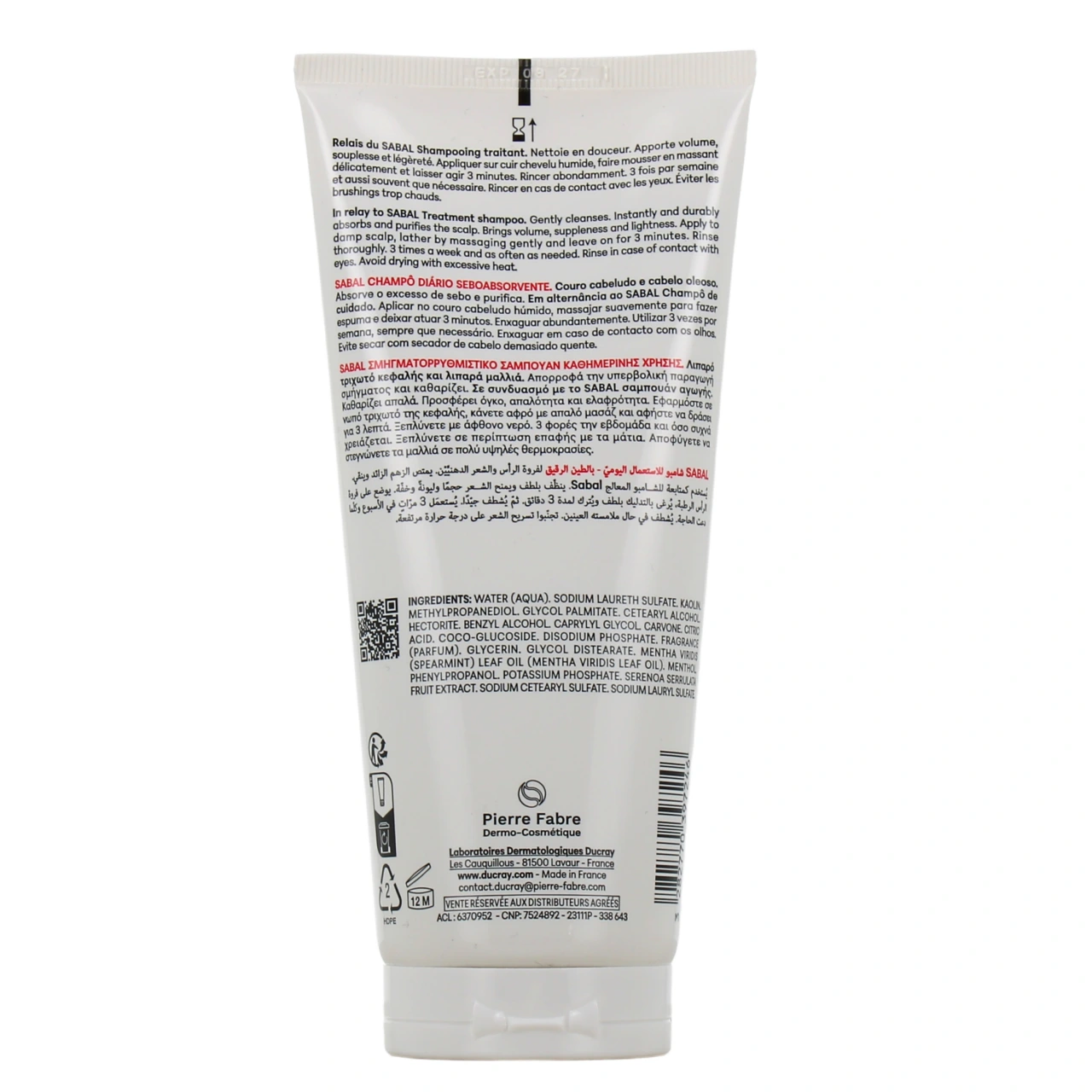 Ducray Sabal Shampooing Quotidien Sébo-Absorbant - Vue 3