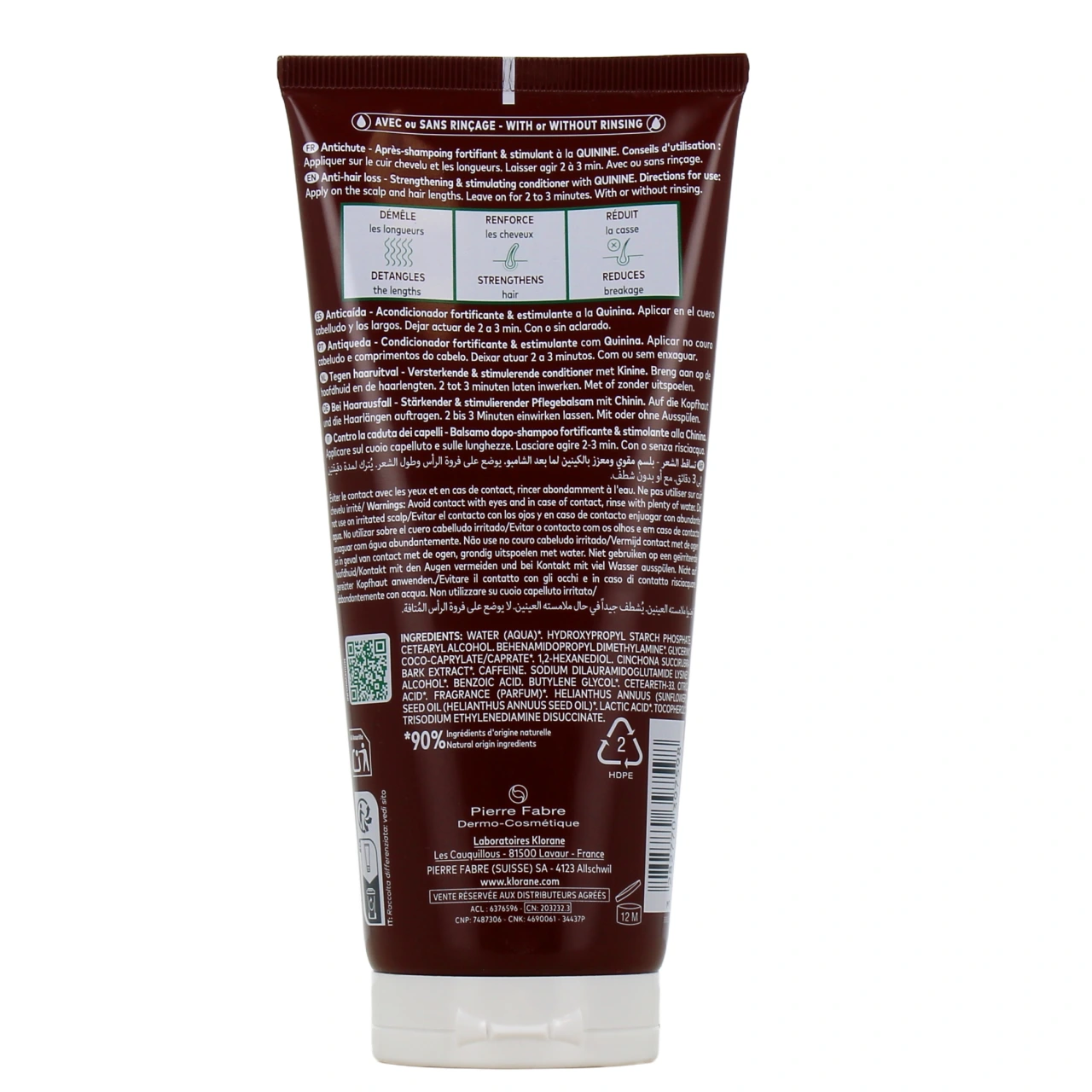 Klorane Après-Shampoing Antichute Quinine - Vue 3