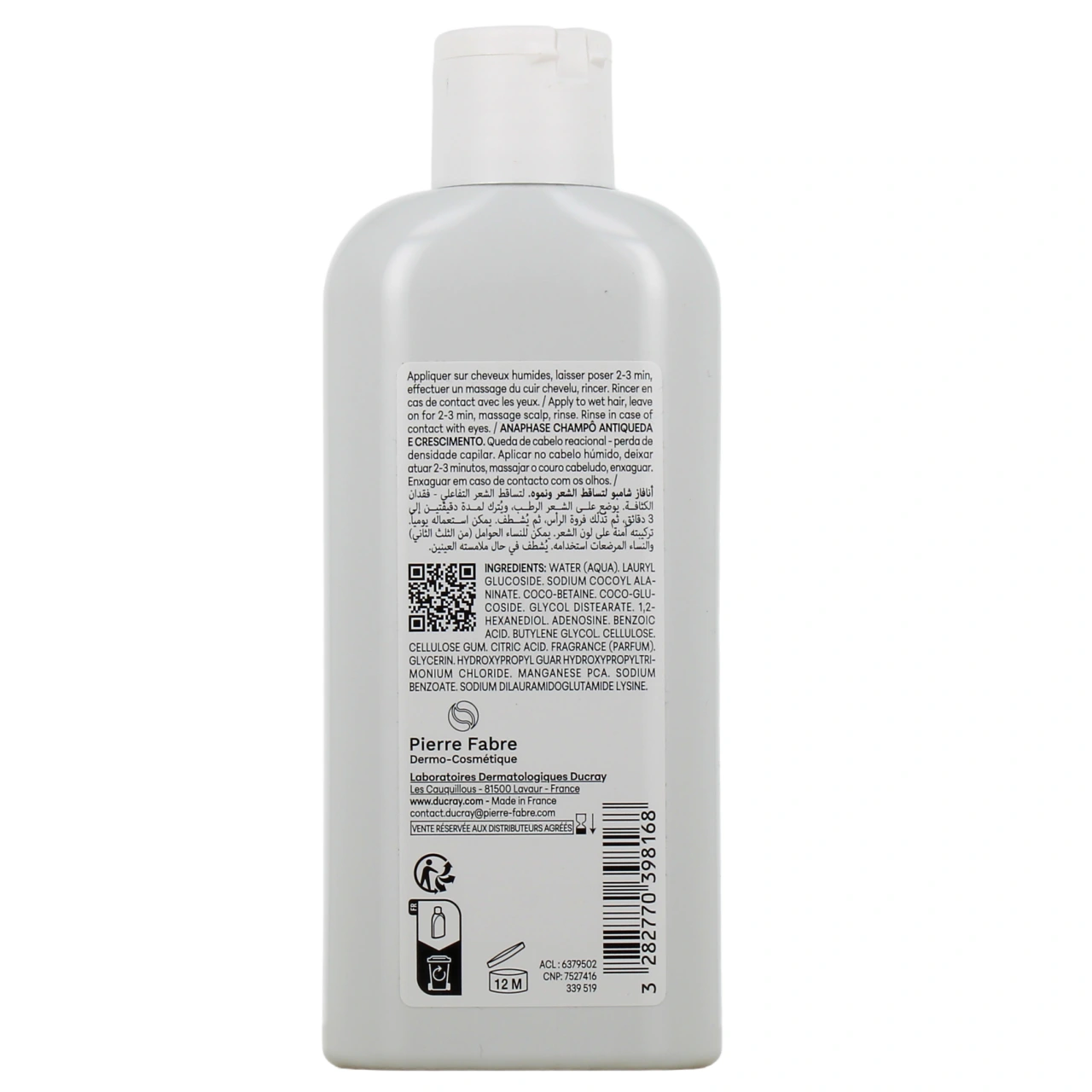 Ducray Anaphase Shampooing Antichute Réactionnelle - Vue 3