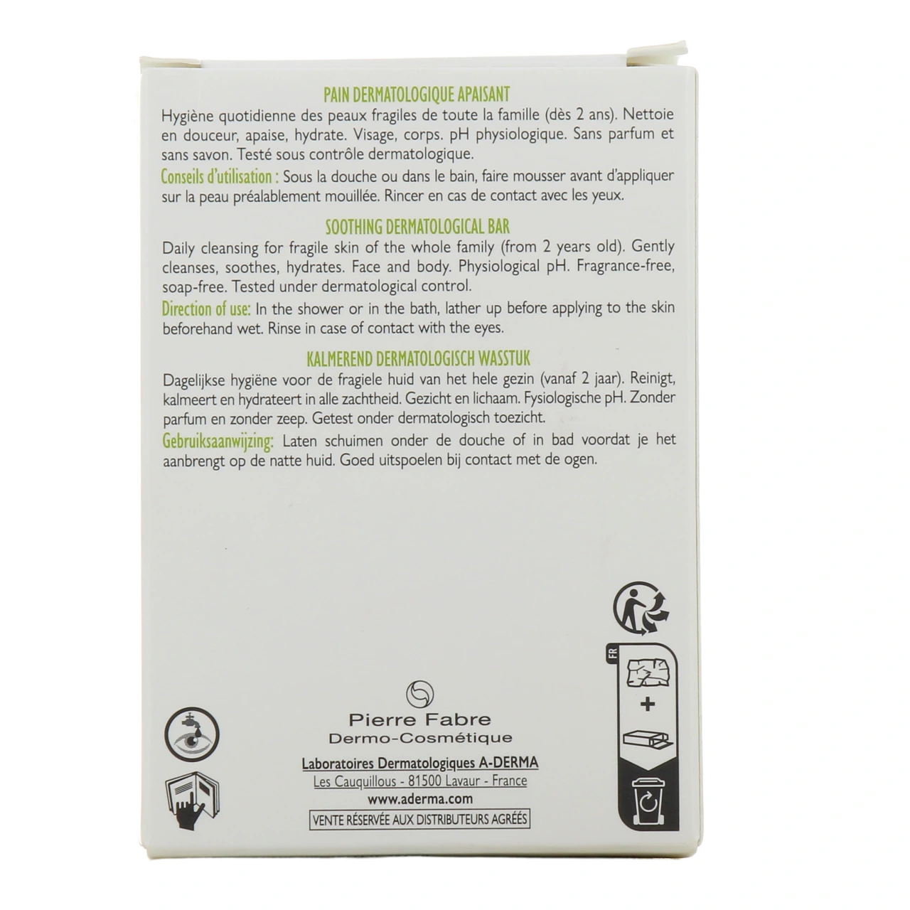 A-Derma Pain Dermatologique Apaisant - Vue 3