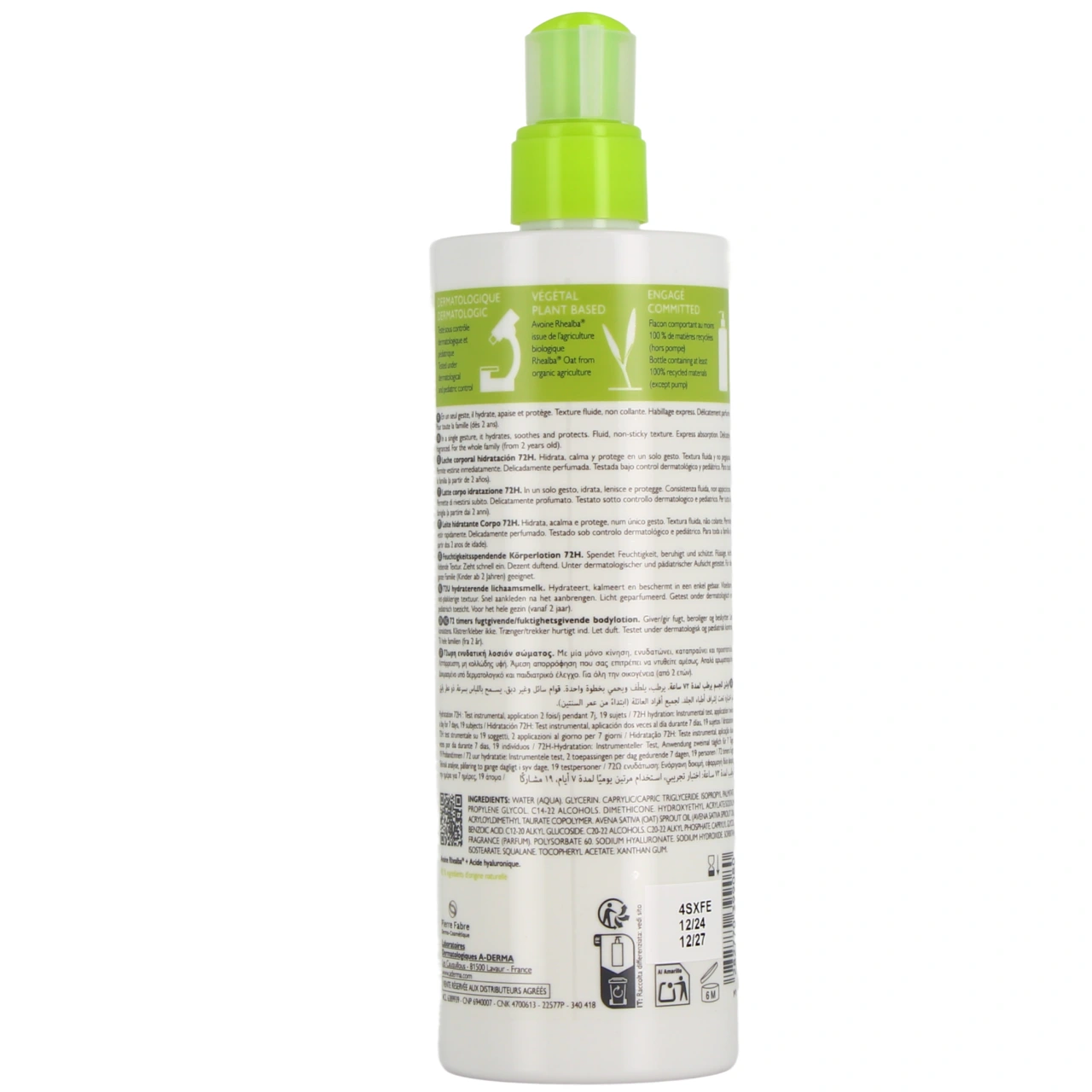 A-Derma Lait Corps Hydratant - Vue 3