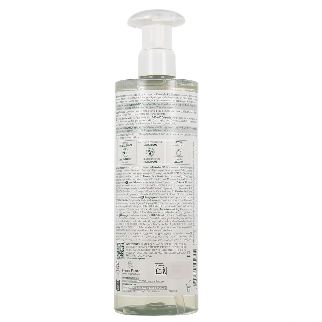 Klorane Bébé Eau Nettoyante Sans Rinçage - Vue 3