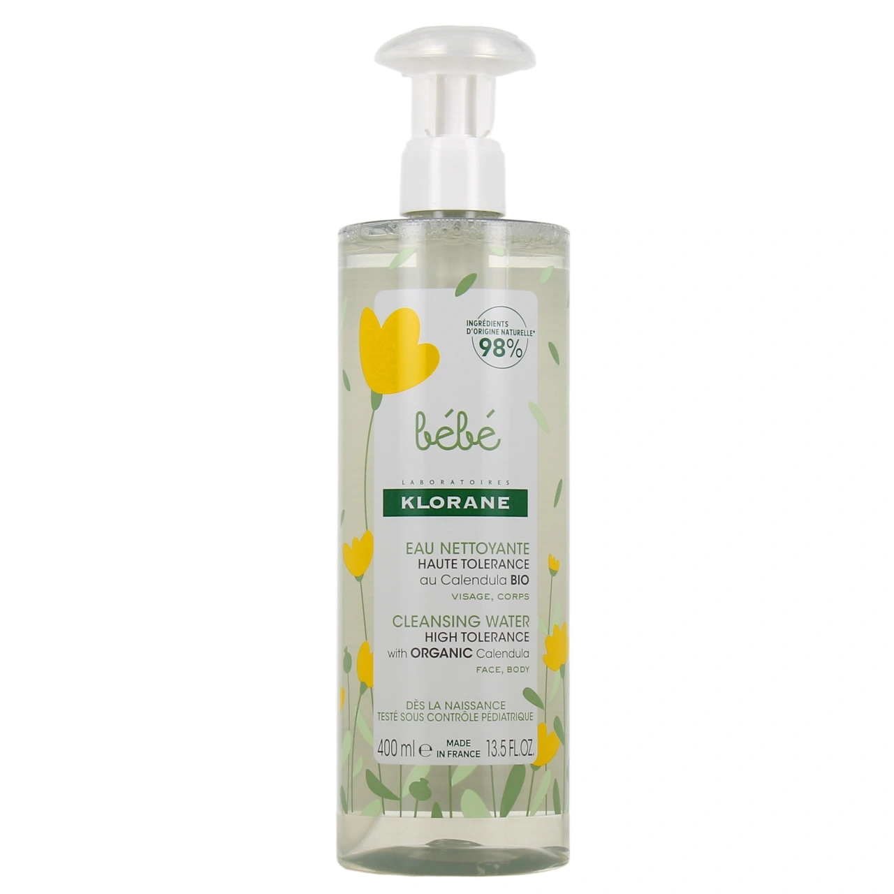 Klorane Bébé Eau Nettoyante Sans Rinçage - Vue 2