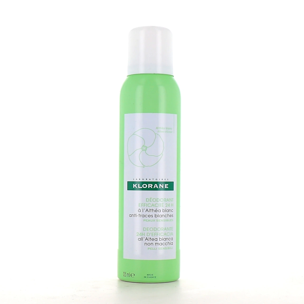Klorane Déodorant Spray Efficacité 24h à l'Althéa Blanc - Klorane