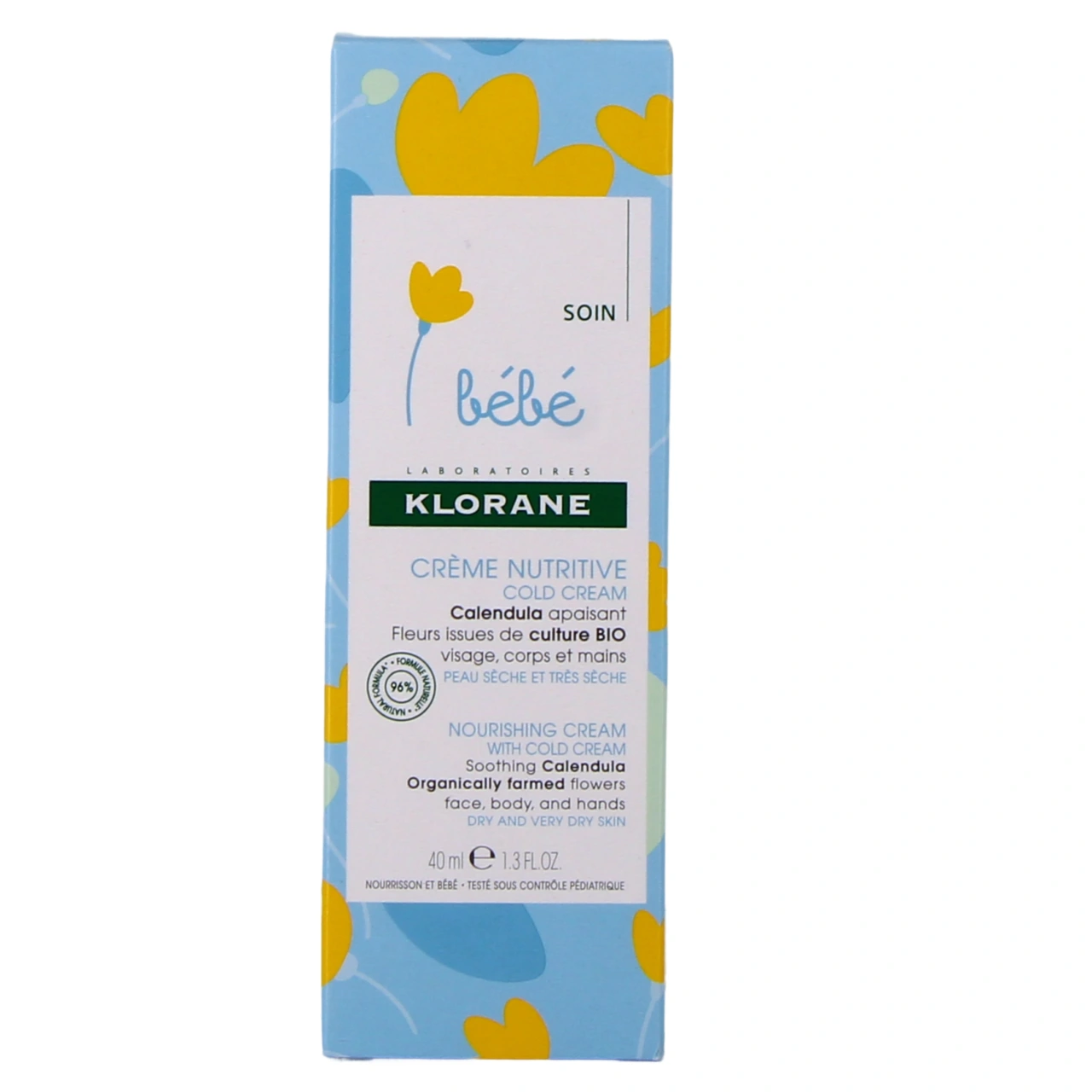 Klorane Bébé Crème Nutritive Cold Cream Calendula Apaisant - Vue 2