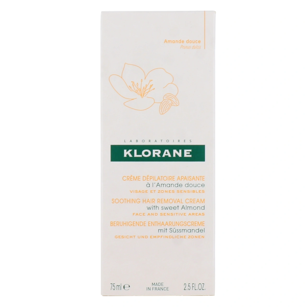 Klorane Crème Dépilatoire Apaisante à l'Amande Douce - Vue 2